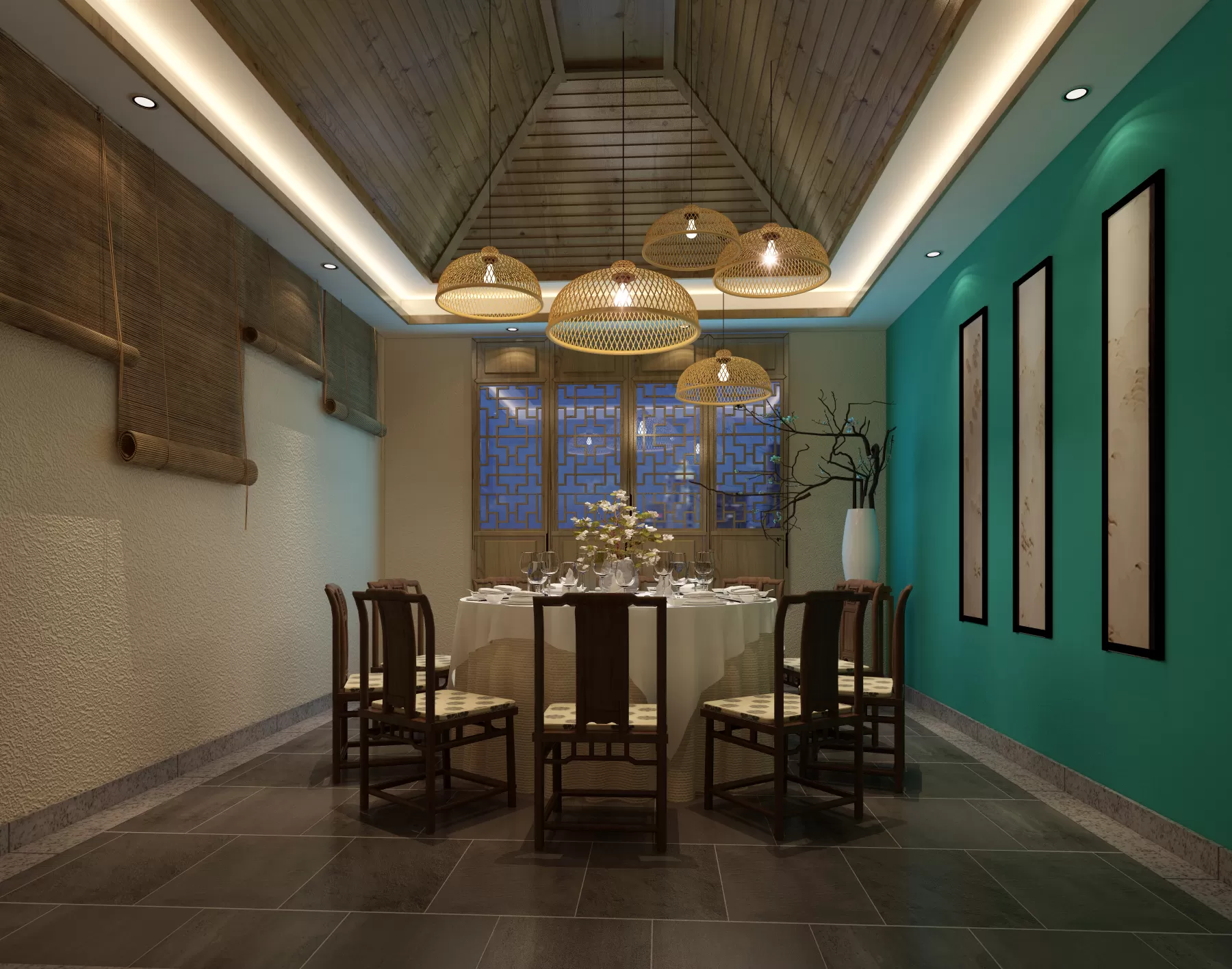 TZ INTERIOR DESIGN 2021 (VRAY) – 13. RESTAURANT VIP ROOM – 75