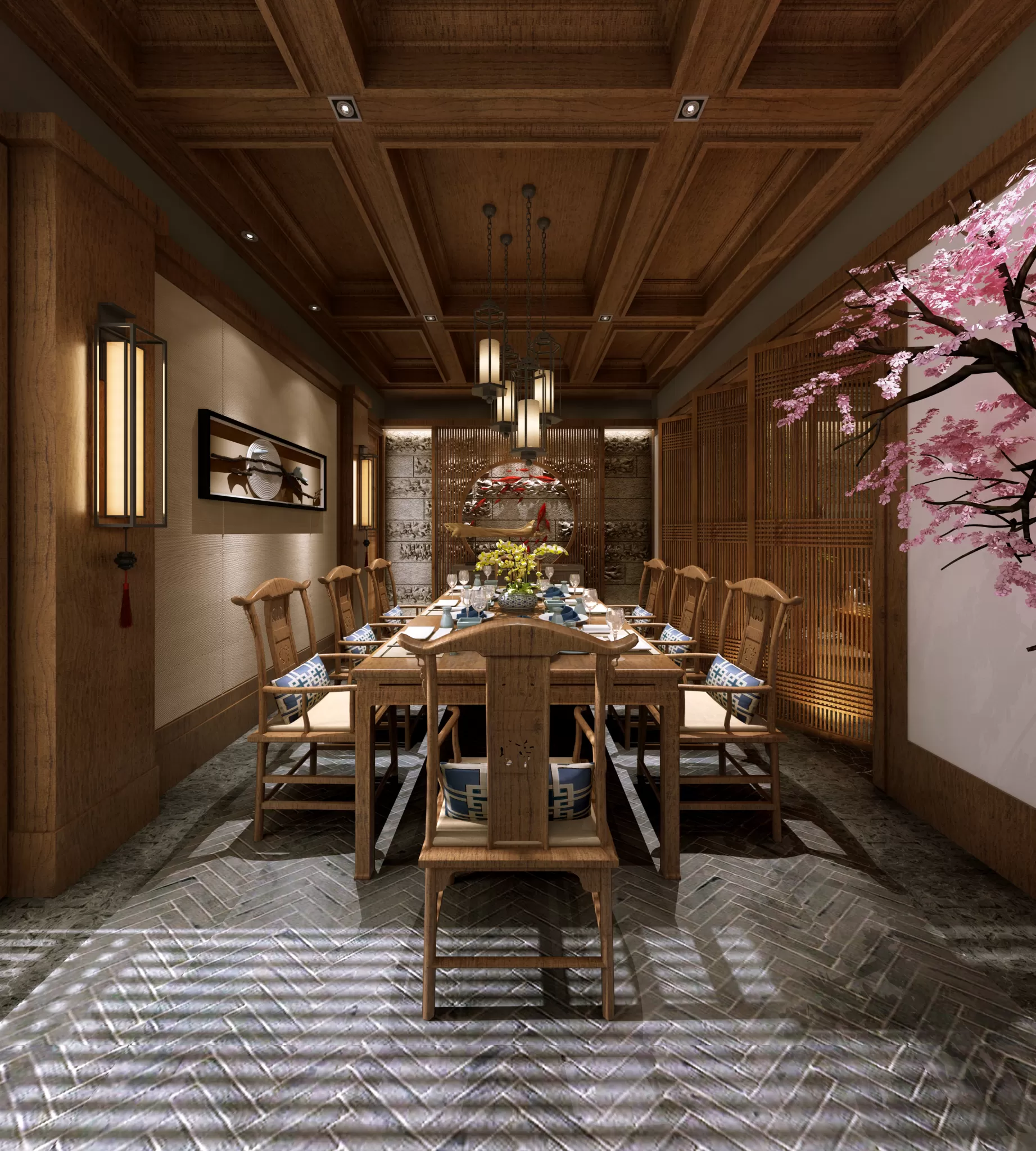 TZ INTERIOR DESIGN 2021 (VRAY) – 13. RESTAURANT VIP ROOM – 76