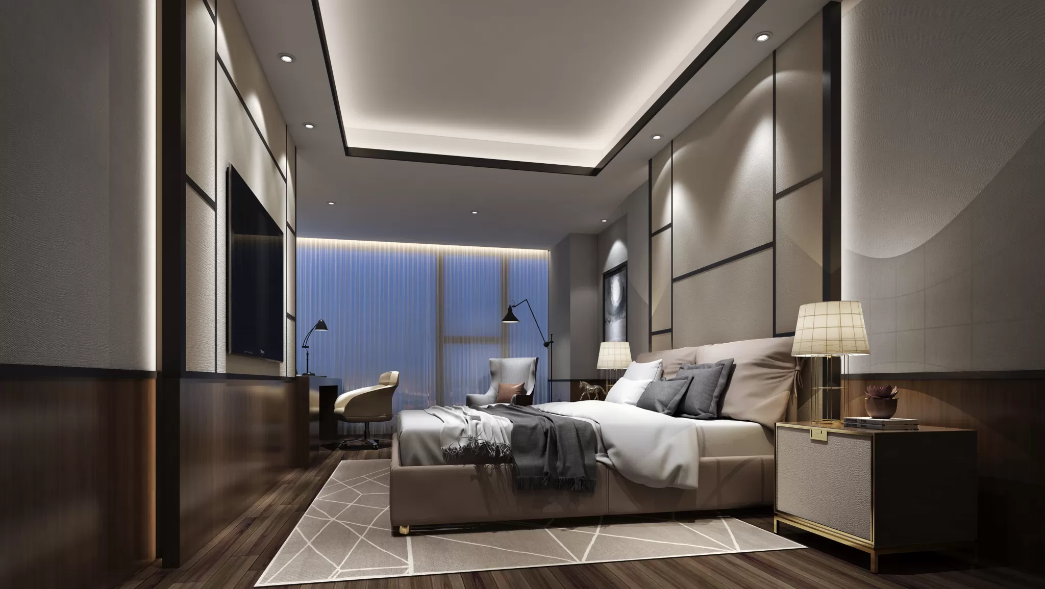 TZ INTERIOR DESIGN 2021 (VRAY) – 14. HOTEL ROOM – 17