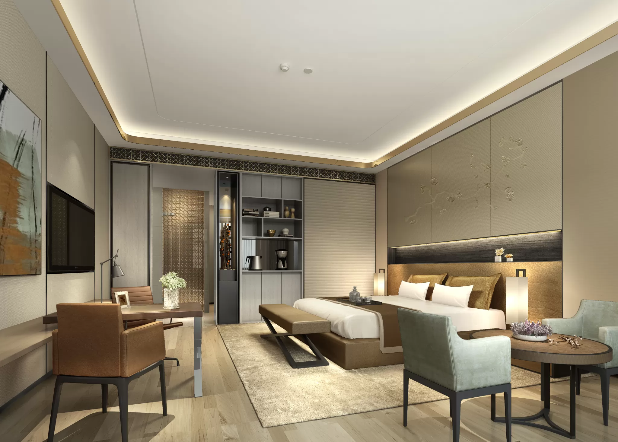 TZ INTERIOR DESIGN 2021 (VRAY) – 14. HOTEL ROOM – 20