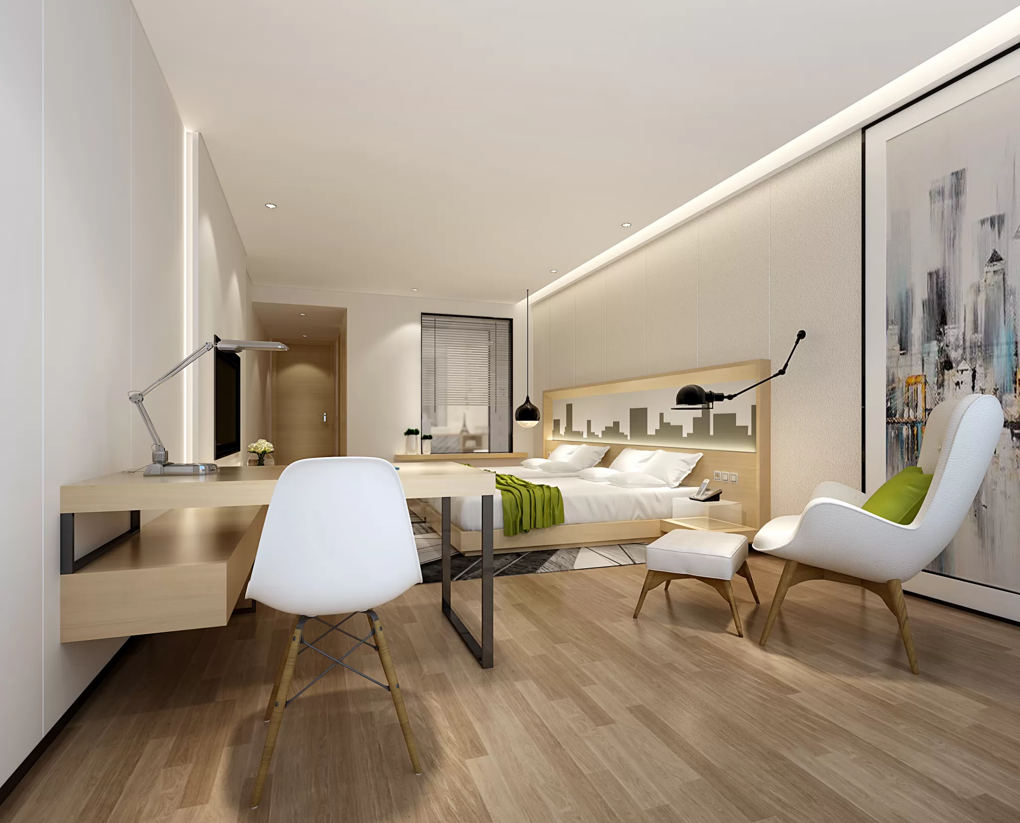 TZ INTERIOR DESIGN 2021 (VRAY) – 14. HOTEL ROOM – 33