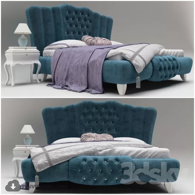 BED 3D MODELS – CLASSIC – 179