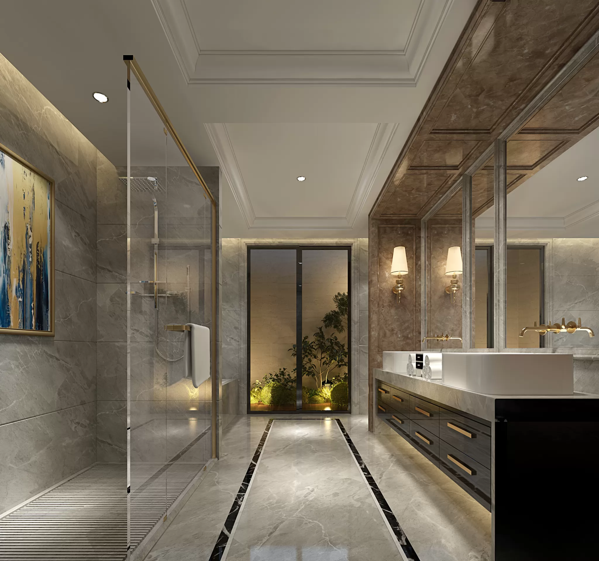 TZ INTERIOR DESIGN 2021 (VRAY) – 15. HOTEL BATHROOM – 07