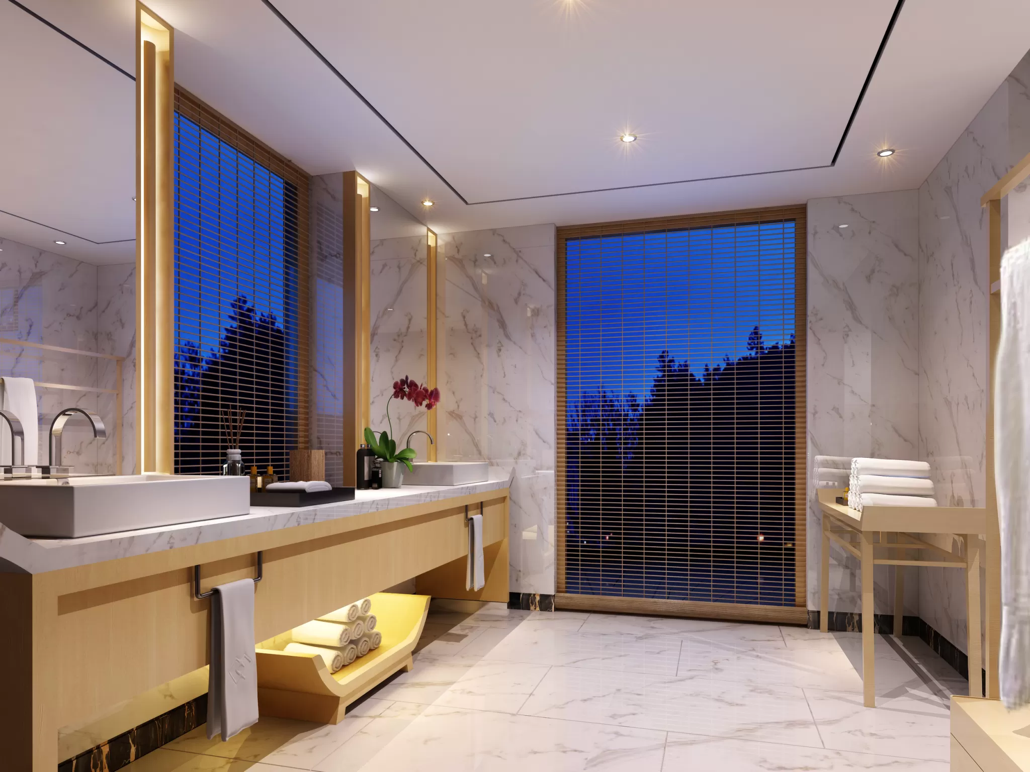 TZ INTERIOR DESIGN 2021 (VRAY) – 15. HOTEL BATHROOM – 10