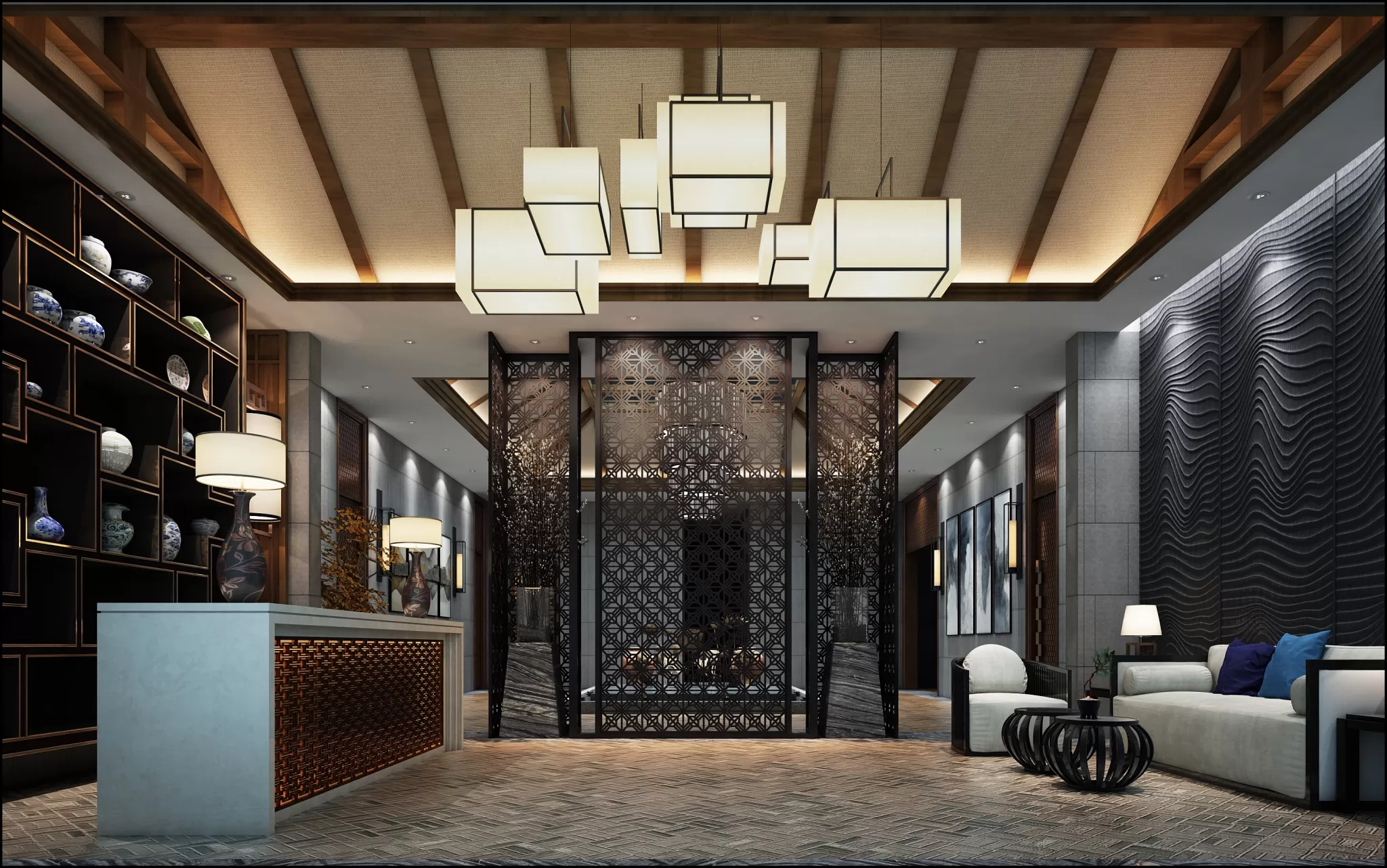 TZ INTERIOR DESIGN 2021 (VRAY) – 16. HOTEL LOBBY – 05
