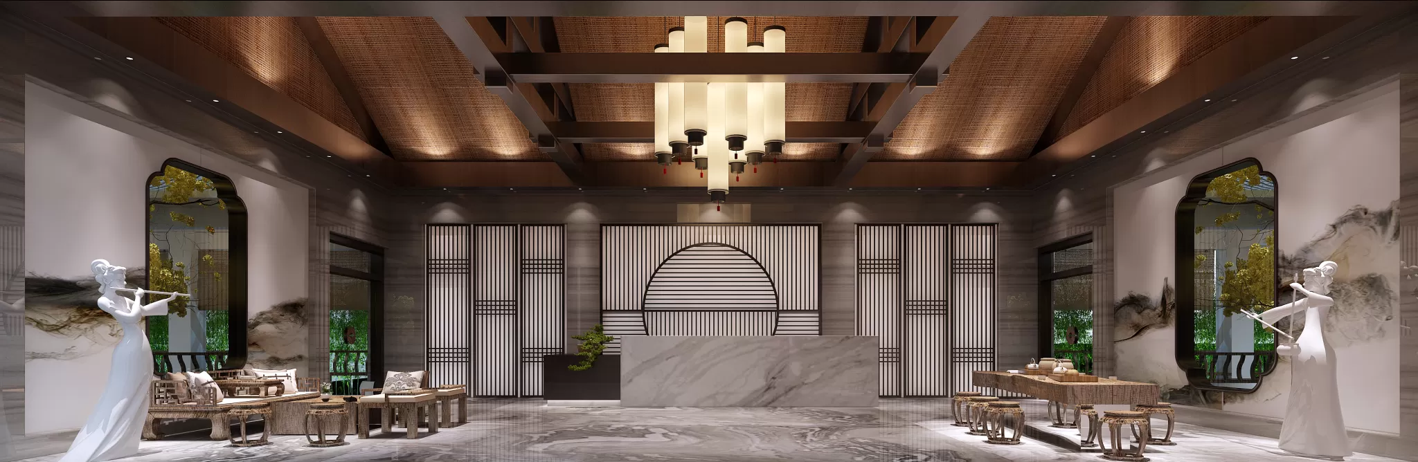 TZ INTERIOR DESIGN 2021 (VRAY) – 17. RECEPTION – 17