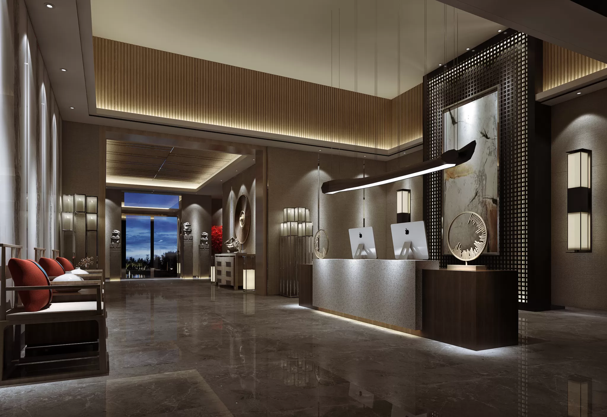 TZ INTERIOR DESIGN 2021 (VRAY) – 17. RECEPTION – 18