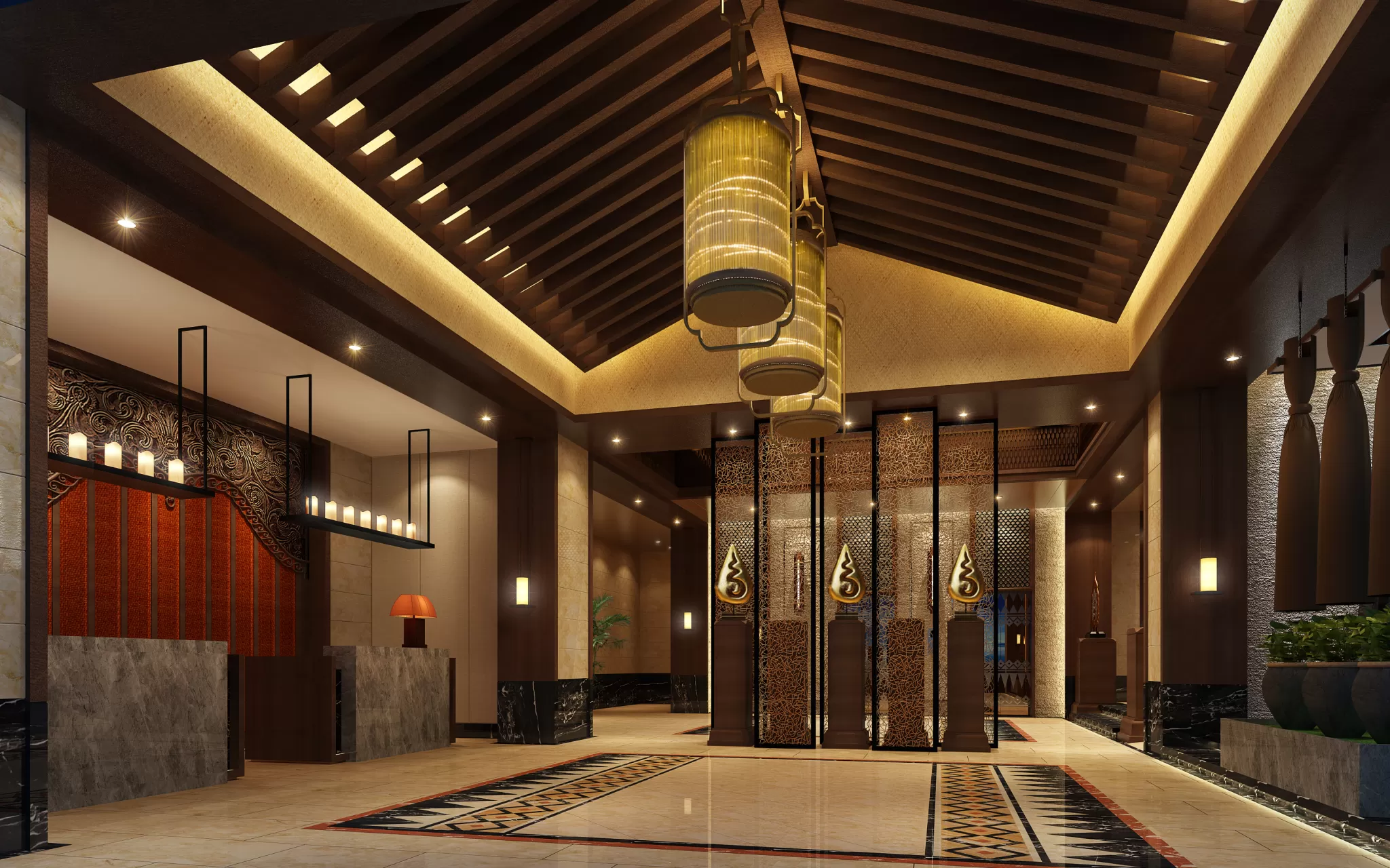 TZ INTERIOR DESIGN 2021 (VRAY) – 17. RECEPTION – 20