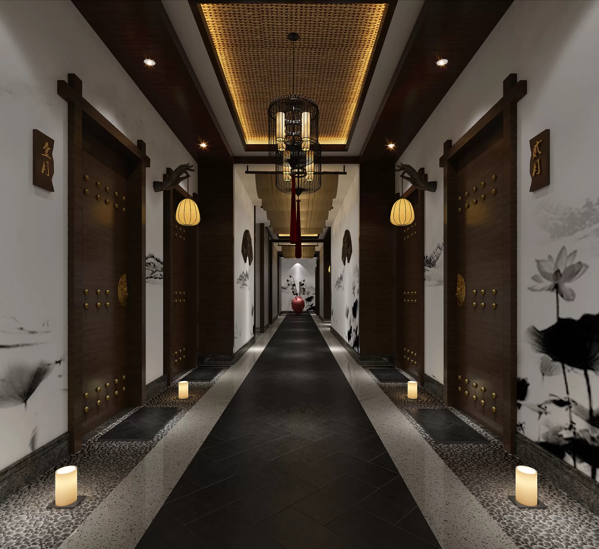 TZ INTERIOR DESIGN 2021 (VRAY) – 18. CORRIDOR, ELEVATOR – 03