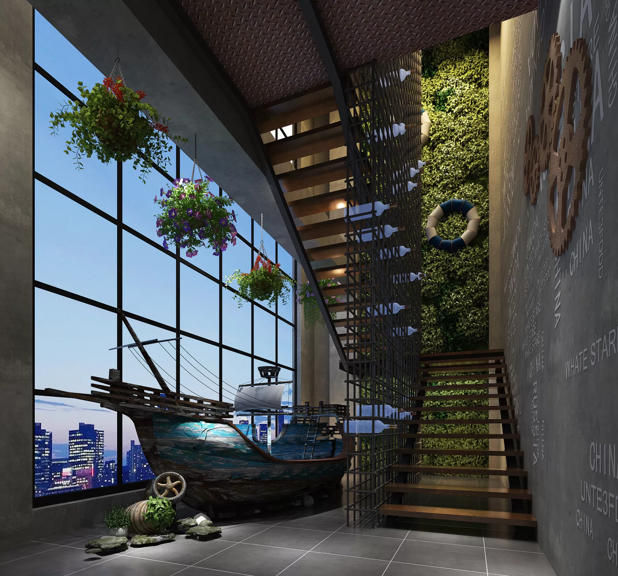 TZ INTERIOR DESIGN 2021 (VRAY) – 18. CORRIDOR, ELEVATOR – 04