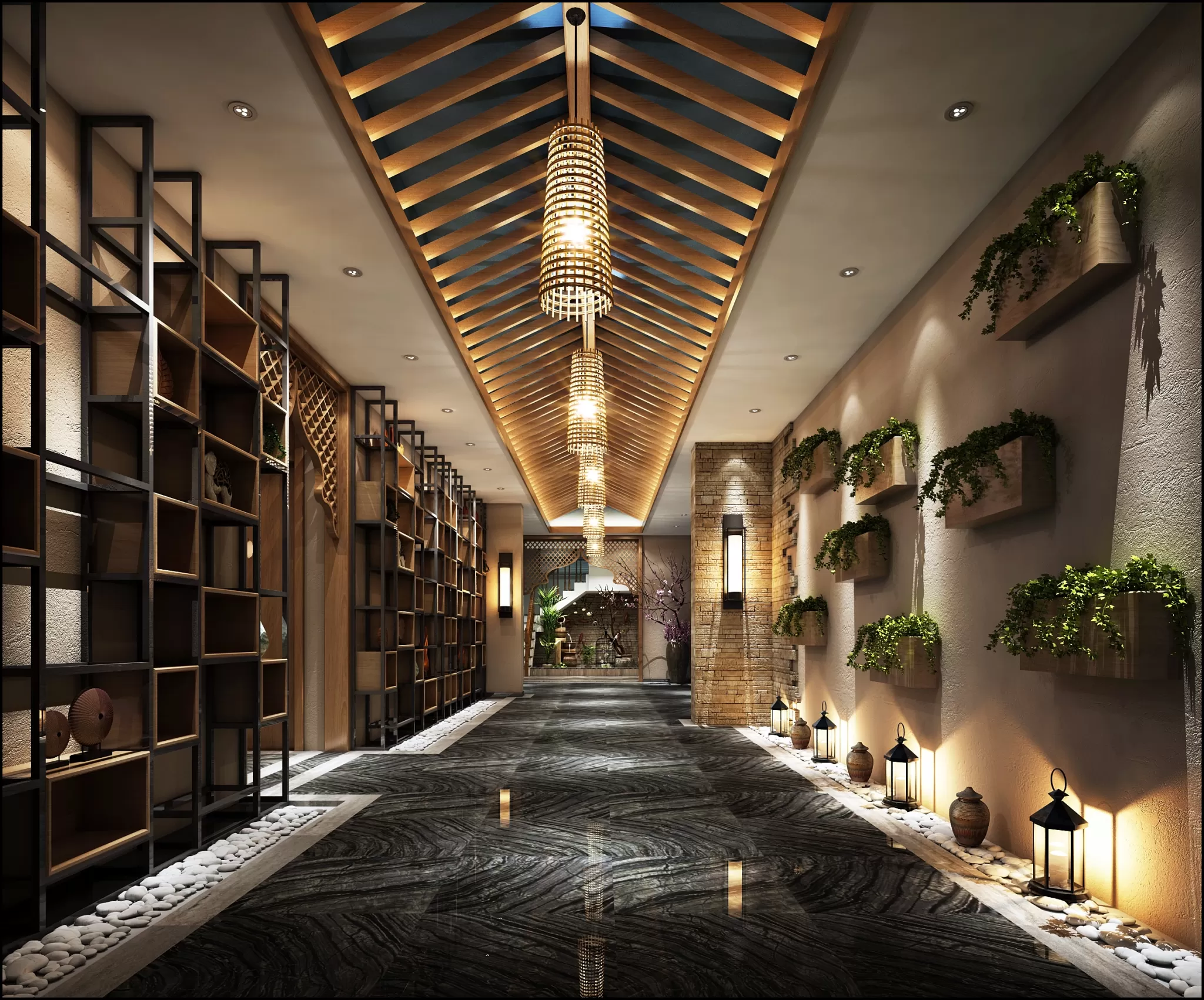 TZ INTERIOR DESIGN 2021 (VRAY) – 18. CORRIDOR, ELEVATOR – 05