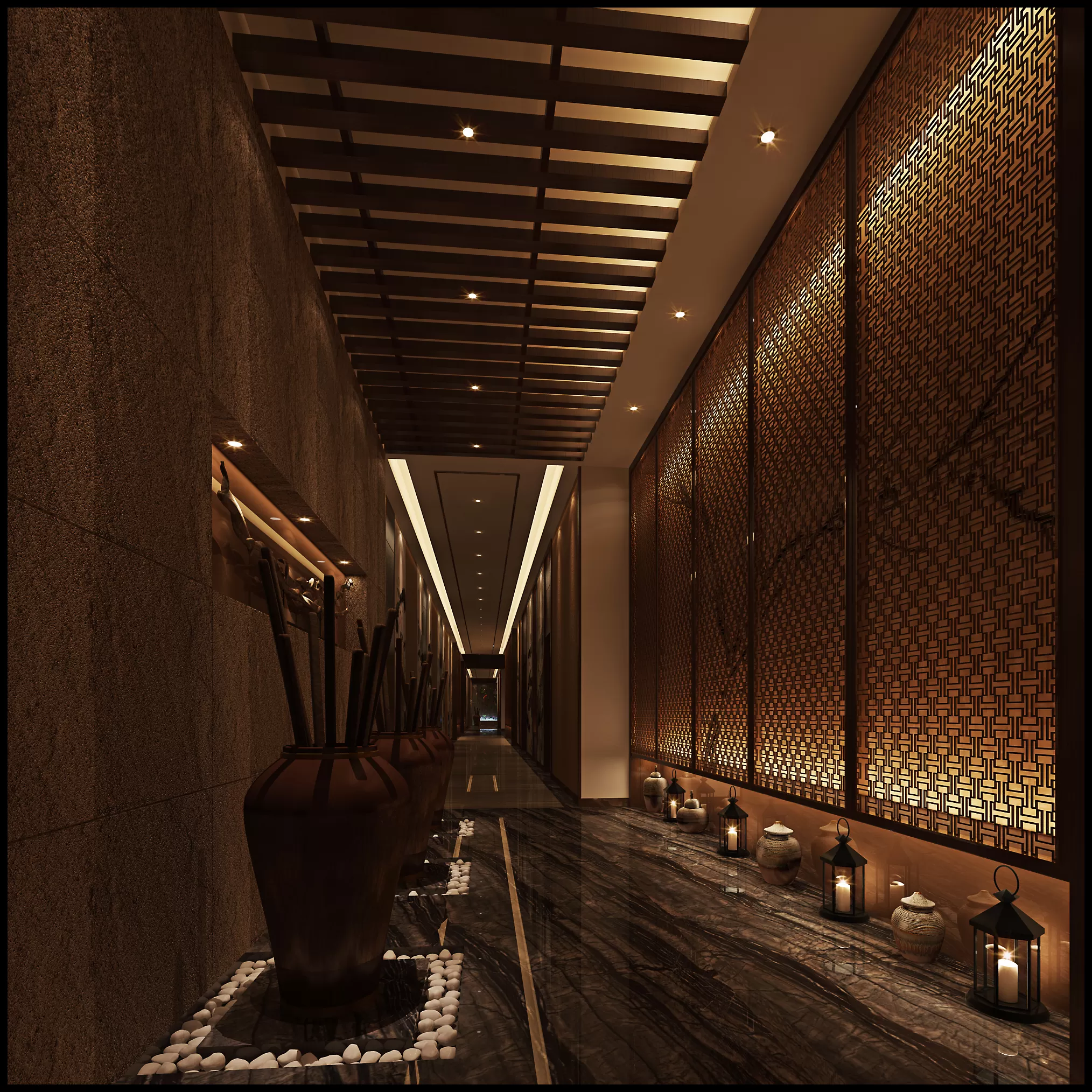 TZ INTERIOR DESIGN 2021 (VRAY) – 18. CORRIDOR, ELEVATOR – 13