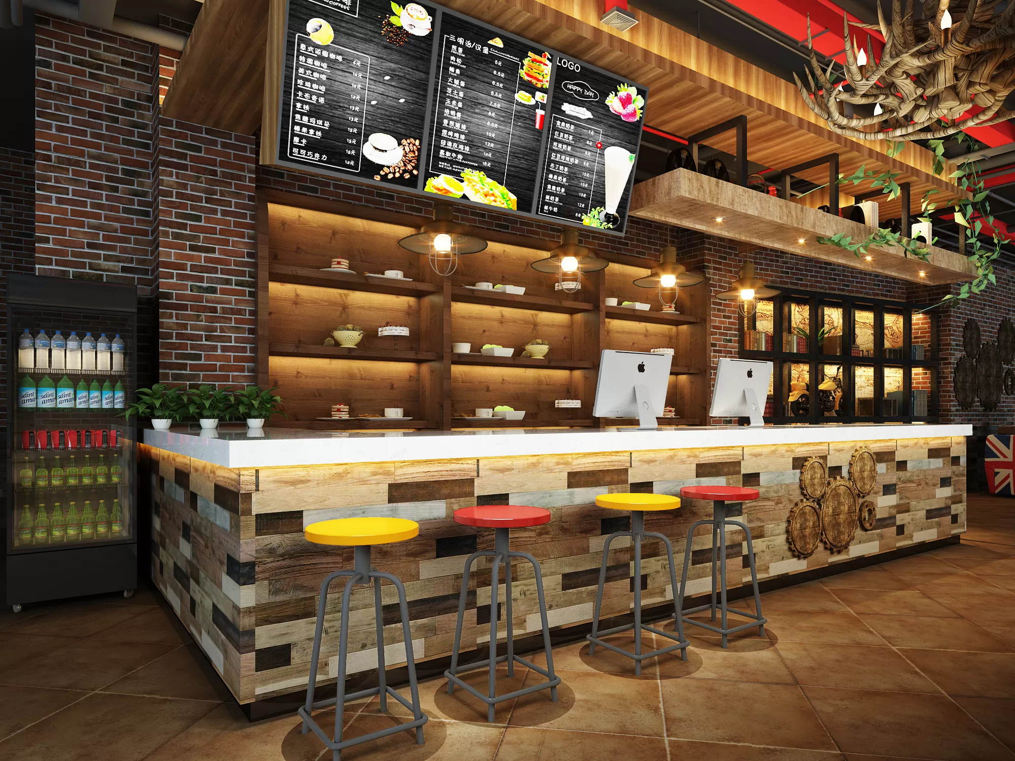 TZ INTERIOR DESIGN 2021 (VRAY) – 27. COFFEE, BAKERY – 14