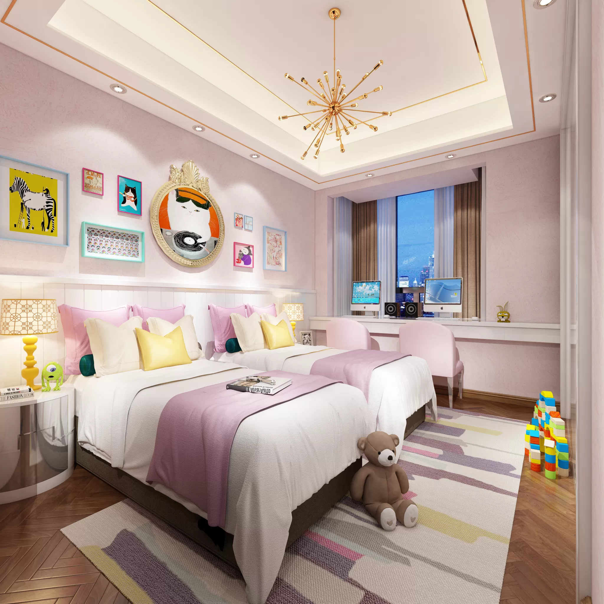 TZ INTERIOR DESIGN 2021 (VRAY) – 5. CHILDREN ROOM – 21 TZ INTERIOR DESIGN 2021 (VRAY) – 5. CHILDREN ROOM – 21