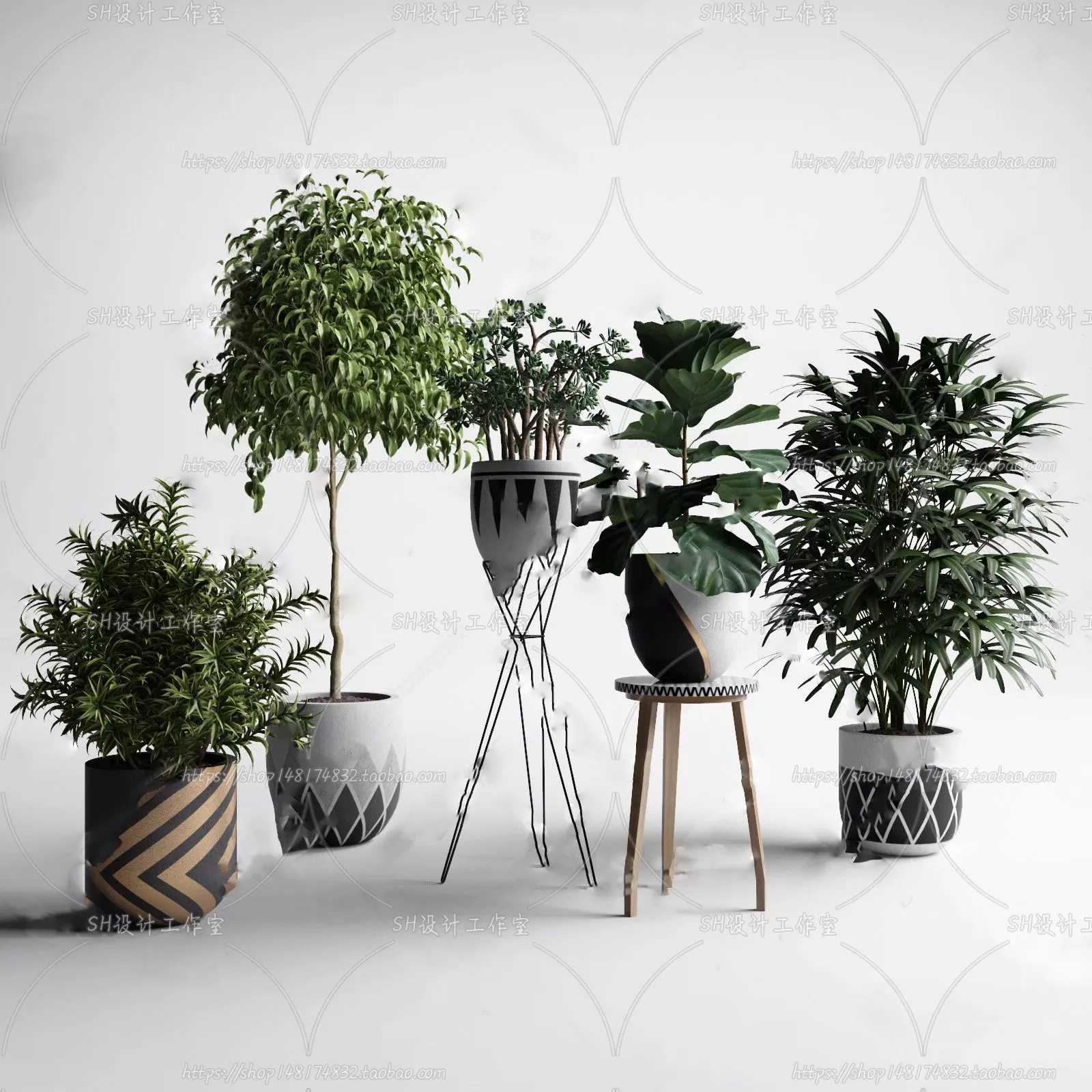 PLANT 3D MODELS – 100