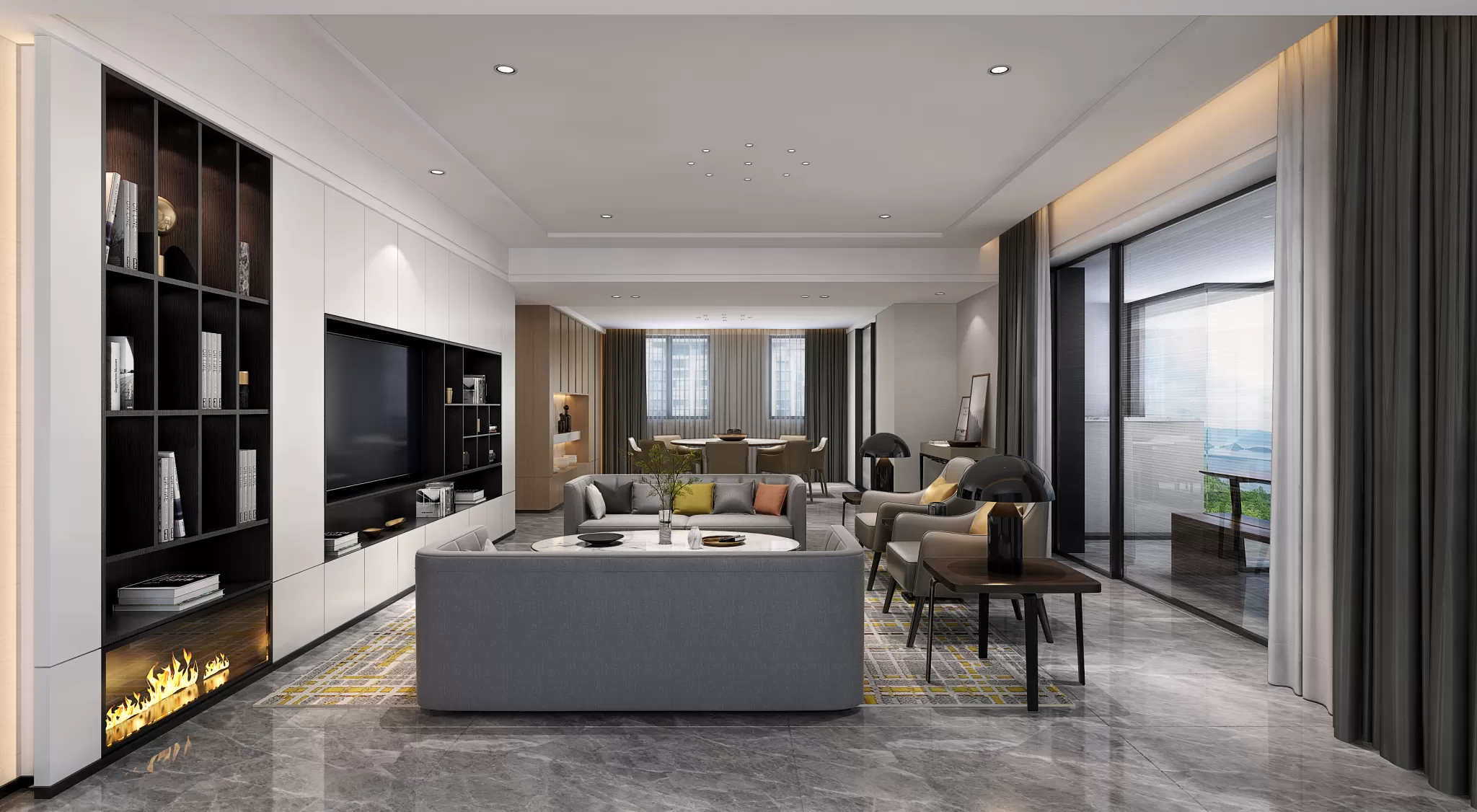 DESMOD INTERIOR 2021 (VRAY) – 1. LIVING ROOM – MODERN – 014