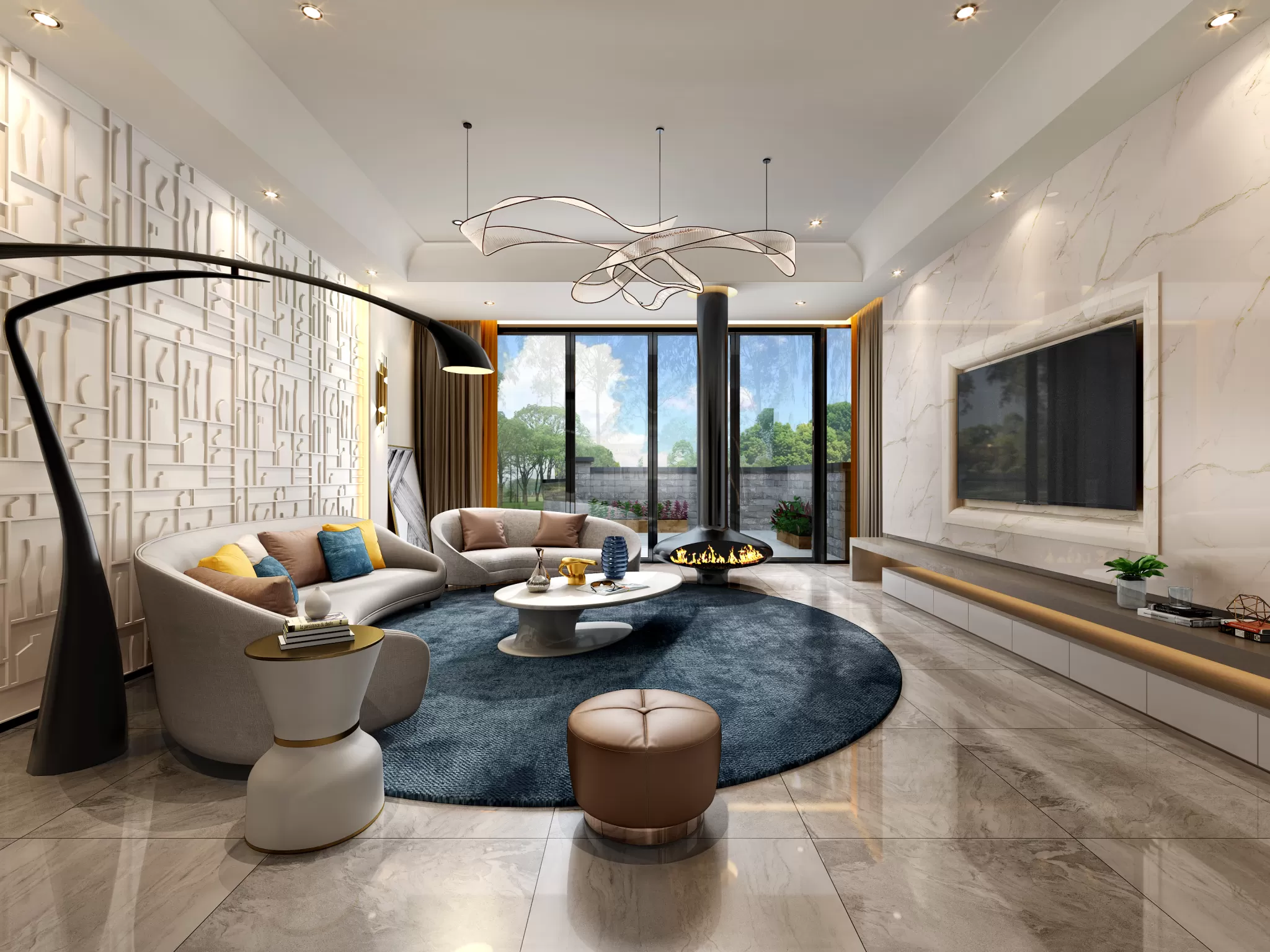DESMOD INTERIOR 2021 (VRAY) – 1. LIVING ROOM – MODERN – 038
