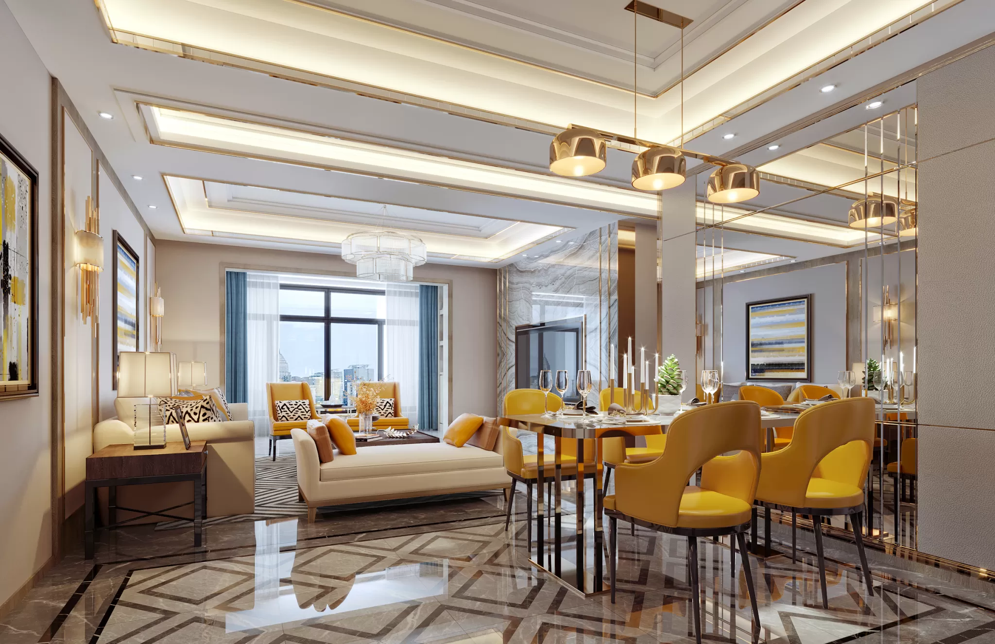 DESMOD INTERIOR 2021 (VRAY) – 1. LIVING ROOM – MODERN – 043