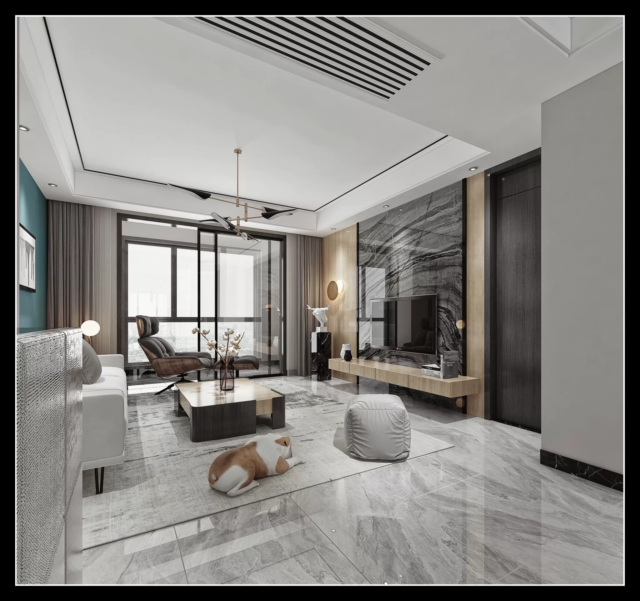 DESMOD INTERIOR 2021 (VRAY) – 1. LIVING ROOM – MODERN – 147
