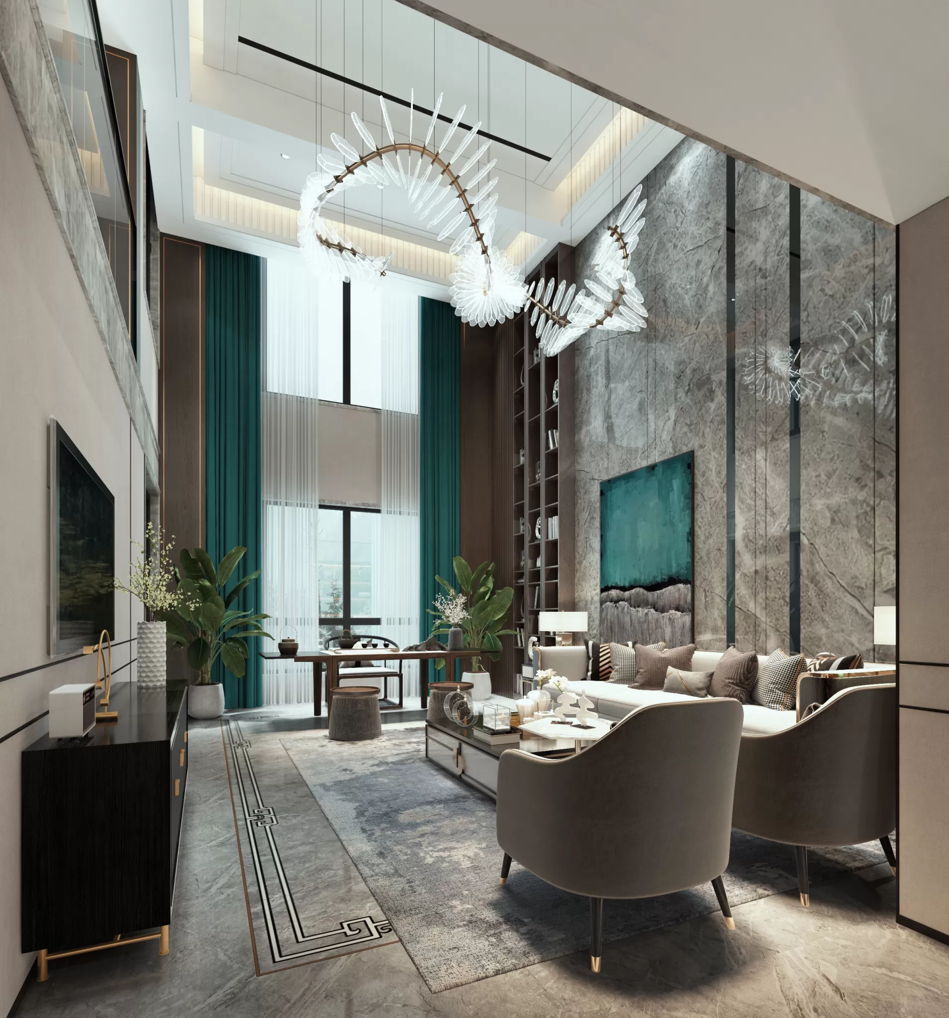 DESMOD INTERIOR 2021 (VRAY) – 1. LIVING ROOM – MODERN – 220