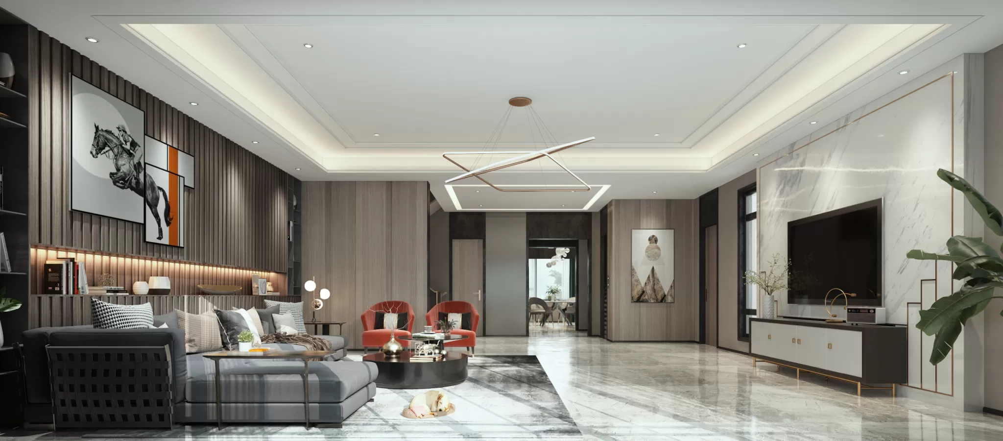 DESMOD INTERIOR 2021 (VRAY) – 1. LIVING ROOM – MODERN – 221