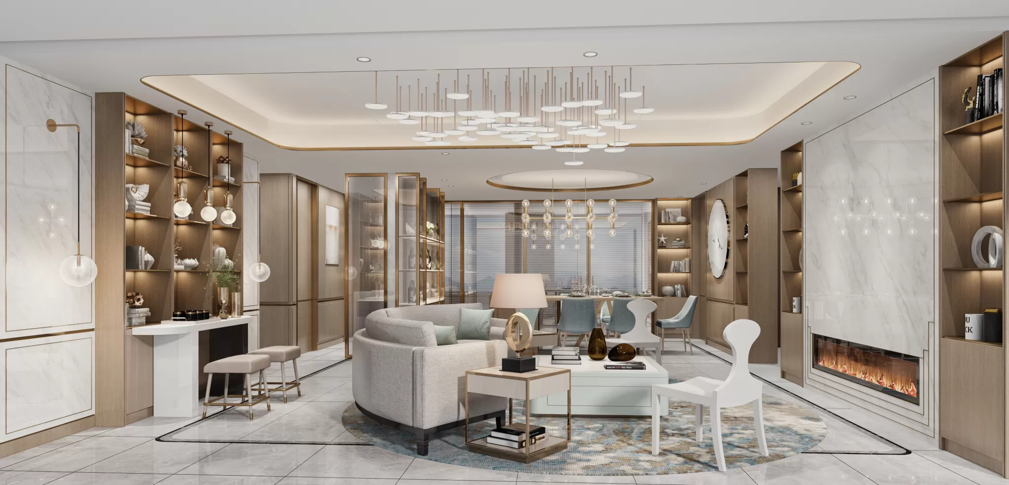 DESMOD INTERIOR 2021 (VRAY) – 1. LIVING ROOM – MODERN – 245