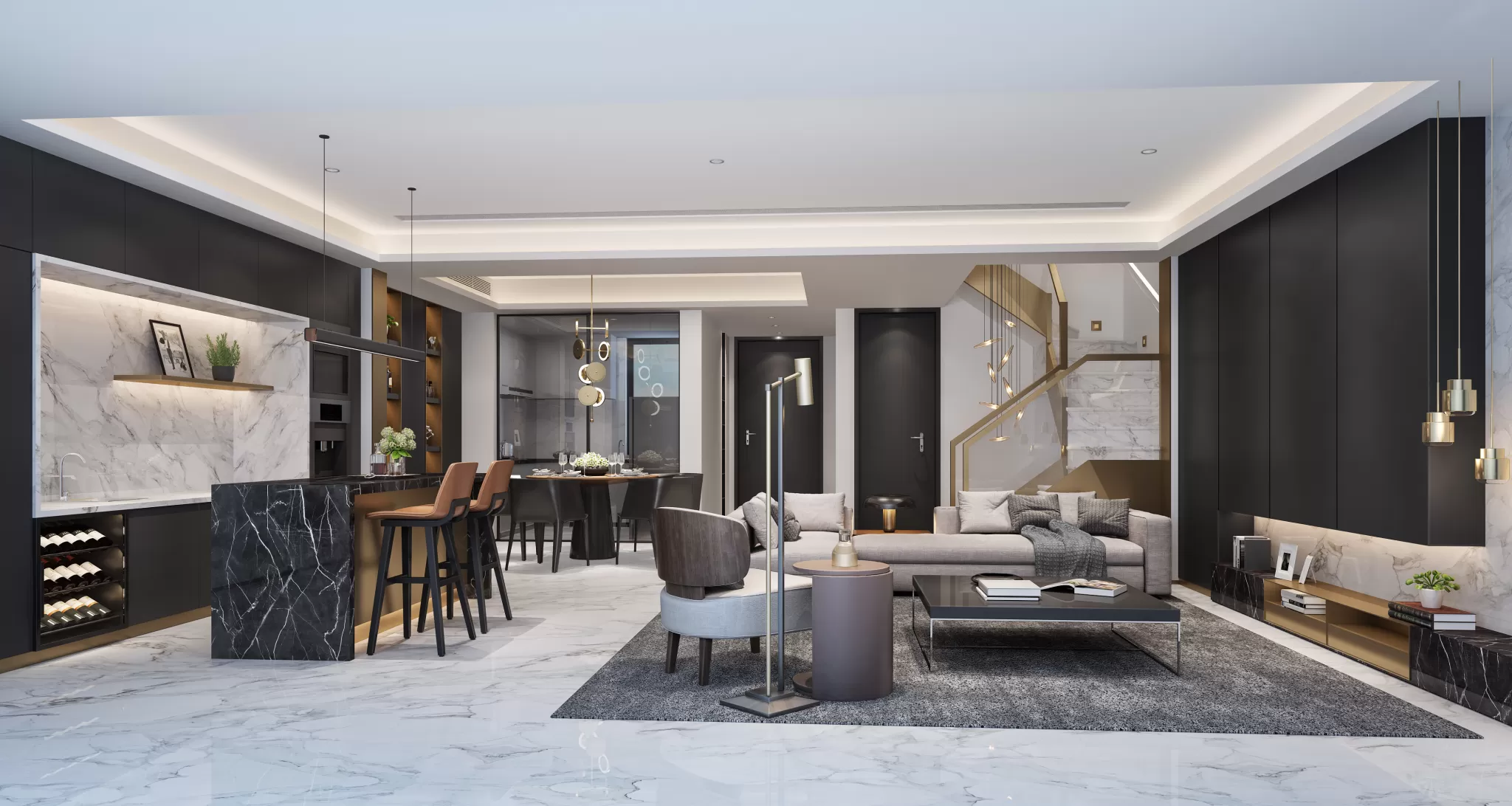 DESMOD INTERIOR 2021 (VRAY) – 1. LIVING ROOM – MODERN – 247