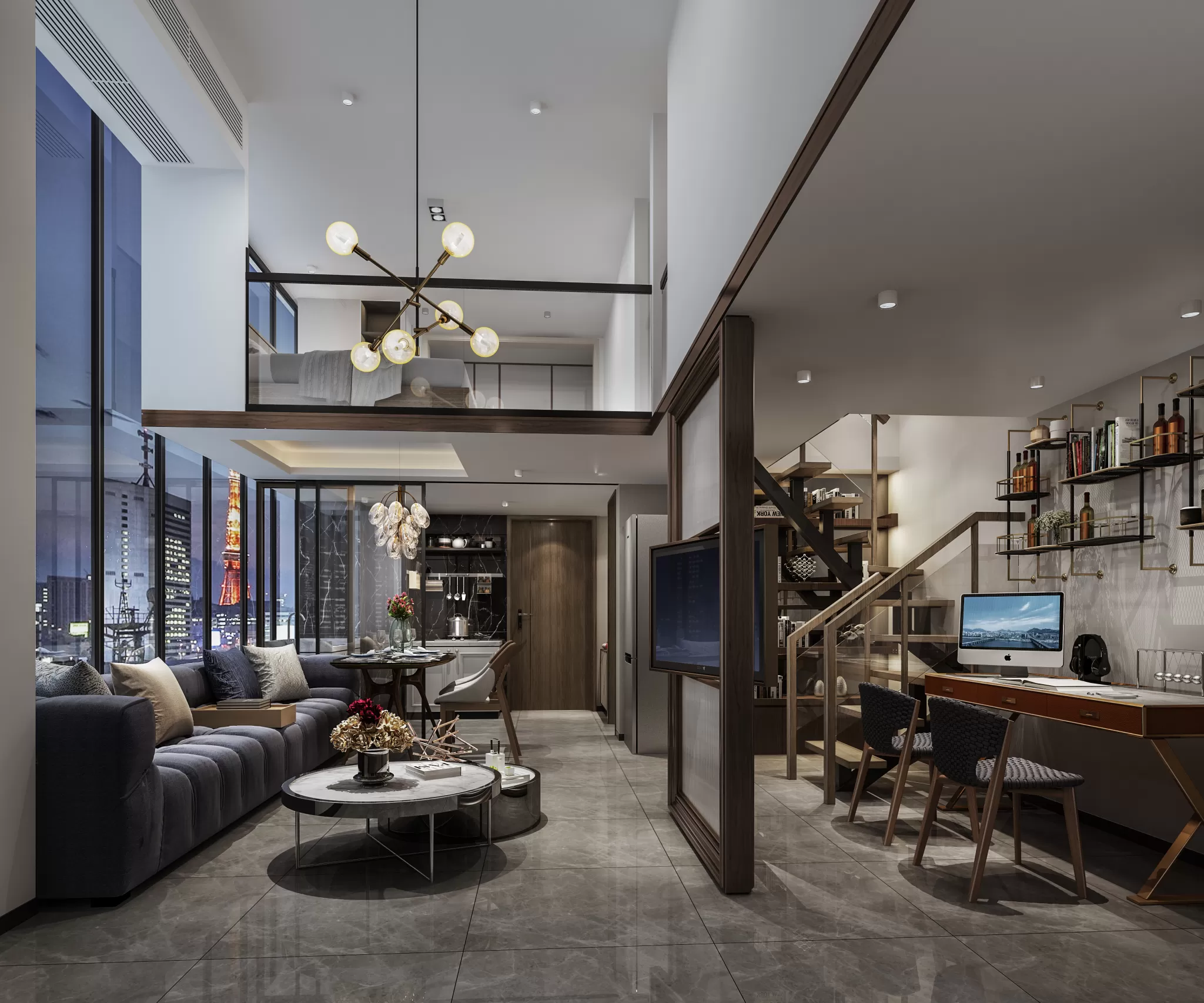 DESMOD INTERIOR 2021 (VRAY) – 1. LIVING ROOM – MODERN – 250