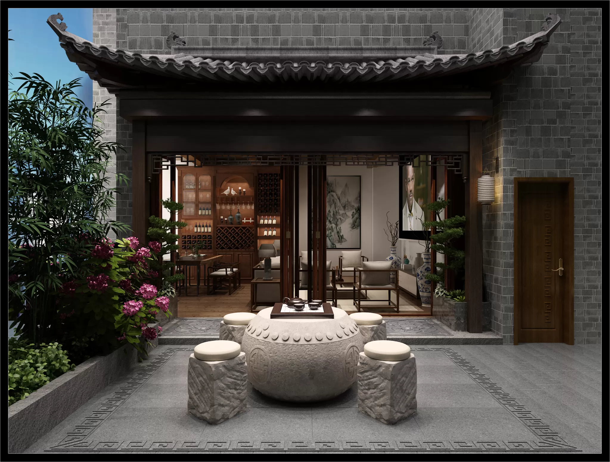 DESMOD INTERIOR 2021 (VRAY) – 14. BALCONY, GARDEN – 001
