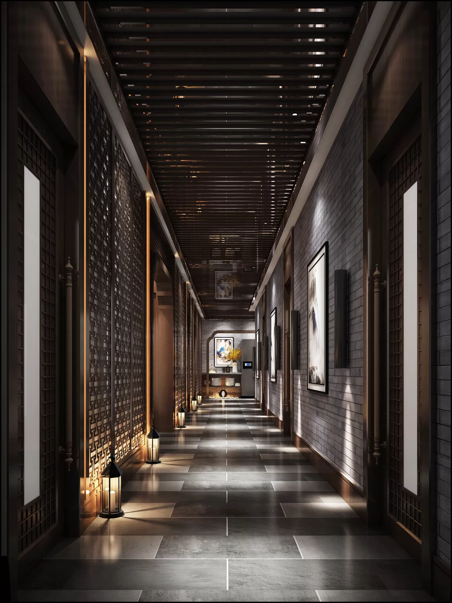 DESMOD INTERIOR 2021 (VRAY) – 20. CORRIDOR, ELEVATOR – 004