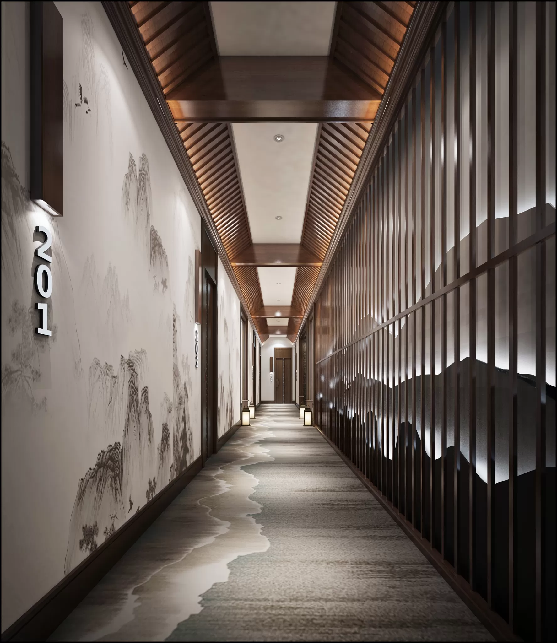 DESMOD INTERIOR 2021 (VRAY) – 20. CORRIDOR, ELEVATOR – 019