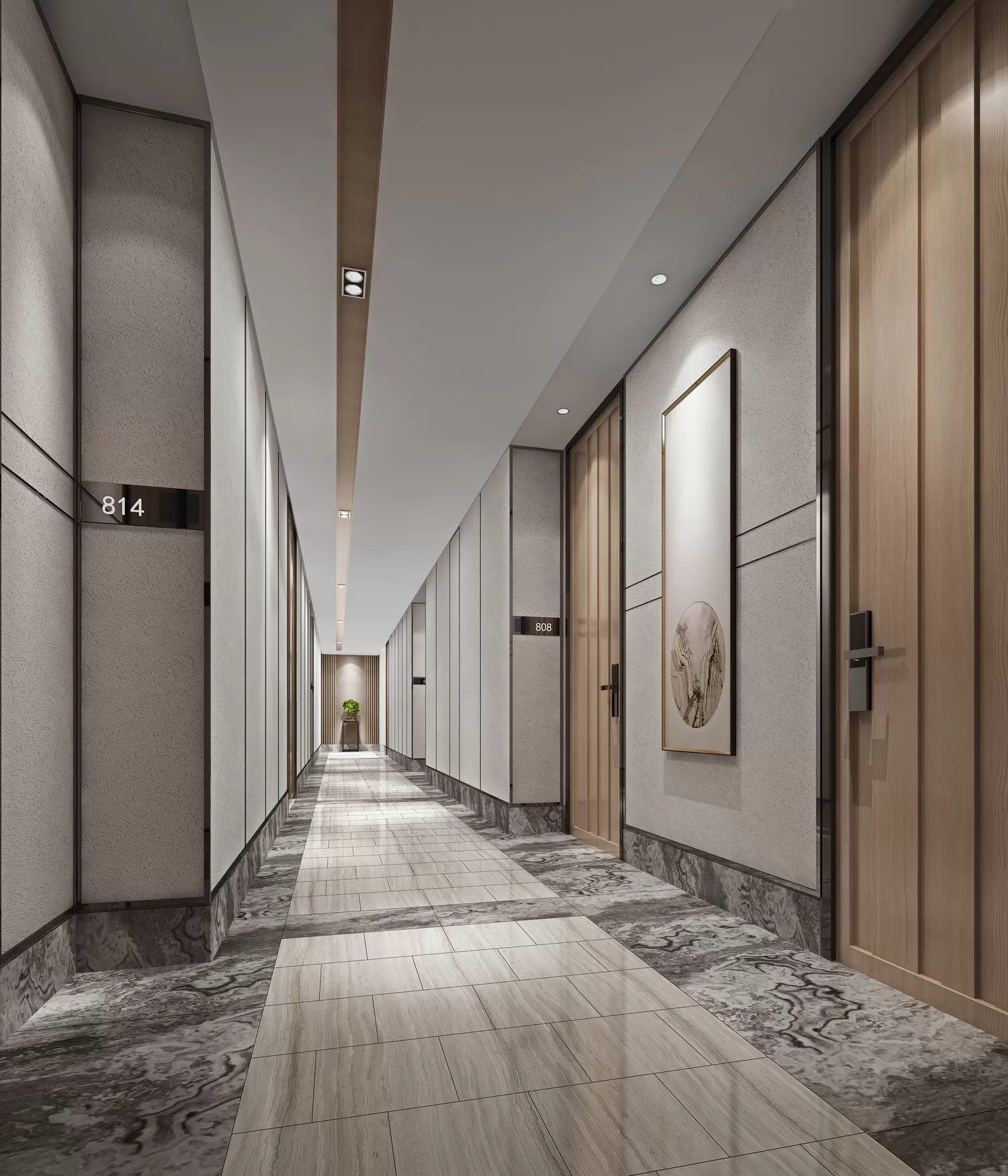 DESMOD INTERIOR 2021 (VRAY) – 20. CORRIDOR, ELEVATOR – 024