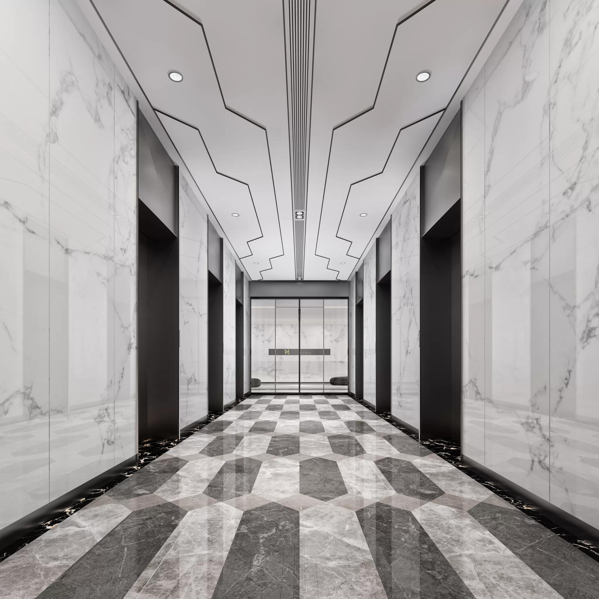 DESMOD INTERIOR 2021 (VRAY) – 20. CORRIDOR, ELEVATOR – 42