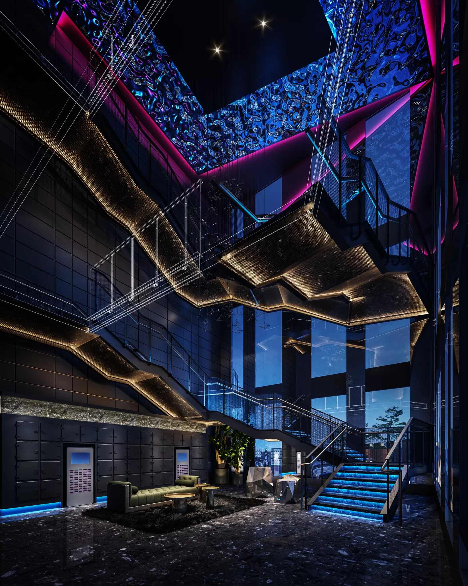 DESMOD INTERIOR 2021 (VRAY) – 20. CORRIDOR, ELEVATOR – 50