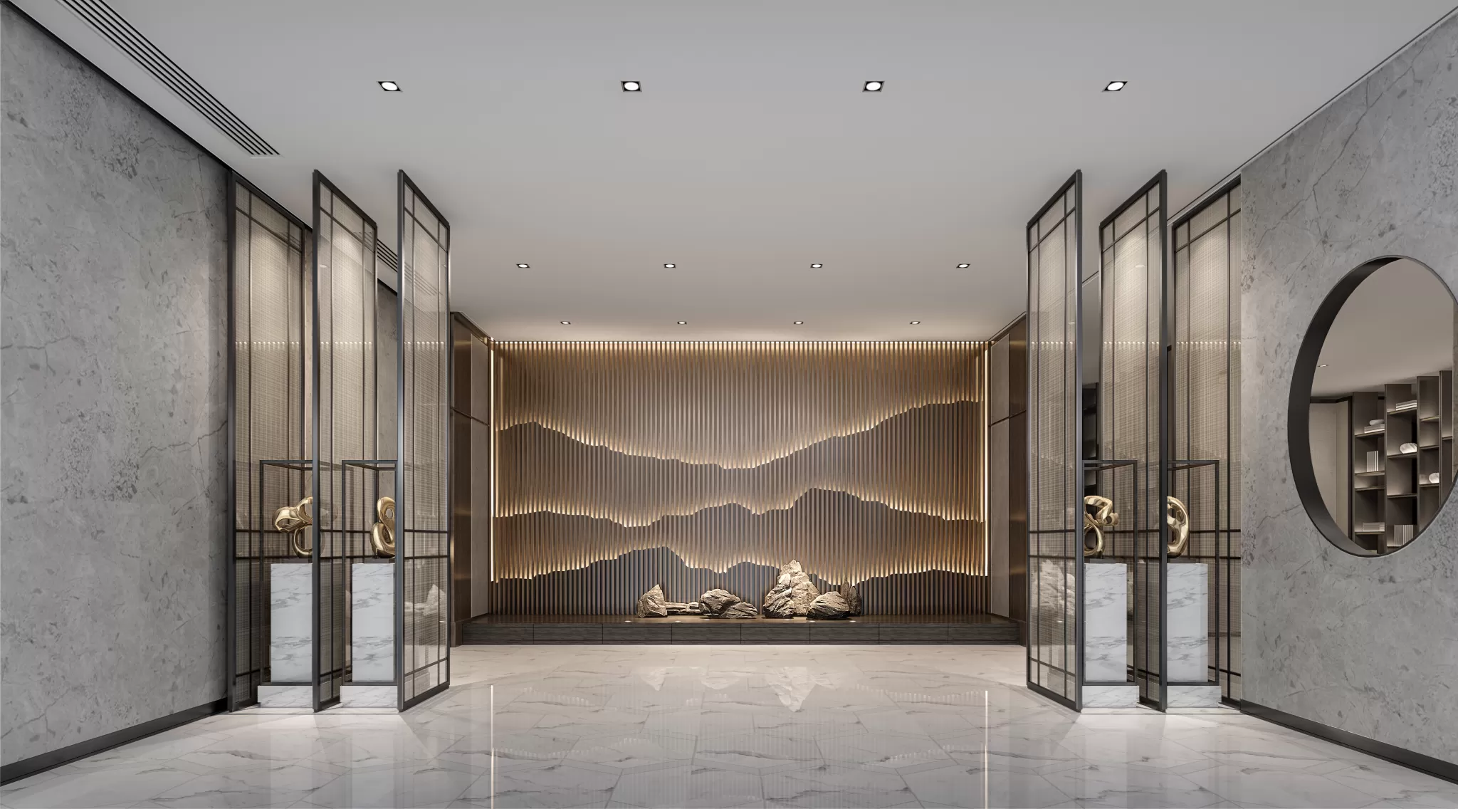 DESMOD INTERIOR 2021 (VRAY) – 20. CORRIDOR, ELEVATOR – 53