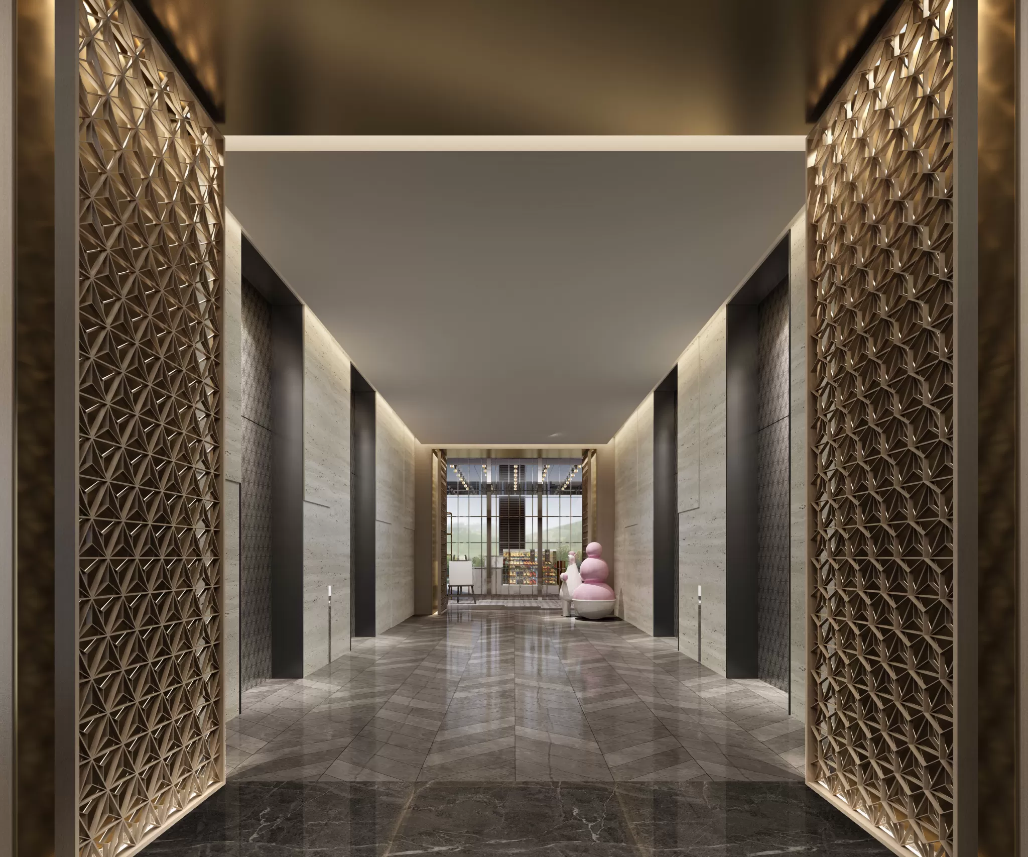 DESMOD INTERIOR 2021 (VRAY) – 20. CORRIDOR, ELEVATOR – 54