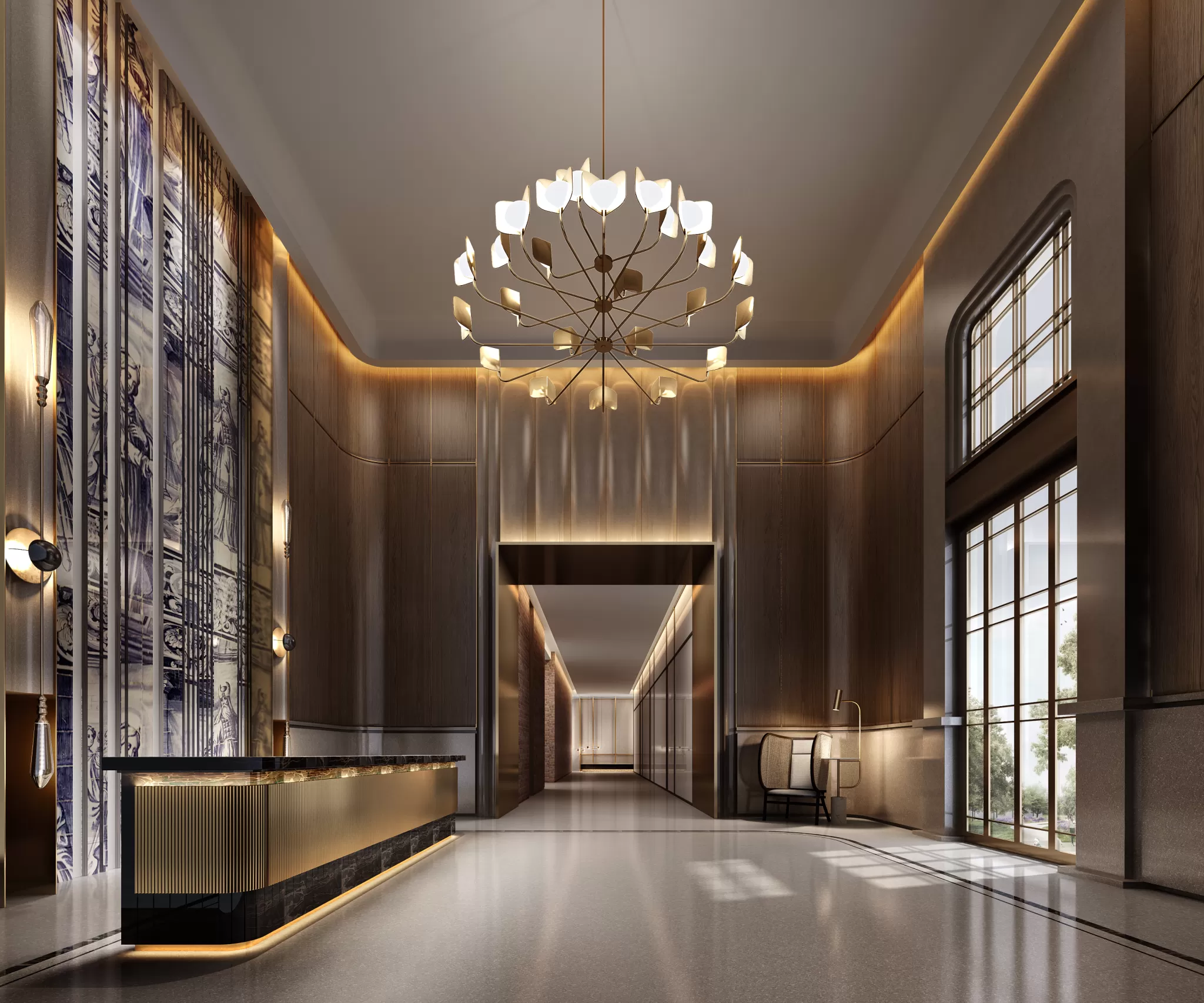 DESMOD INTERIOR 2021 (VRAY) – 20. CORRIDOR, ELEVATOR – 55