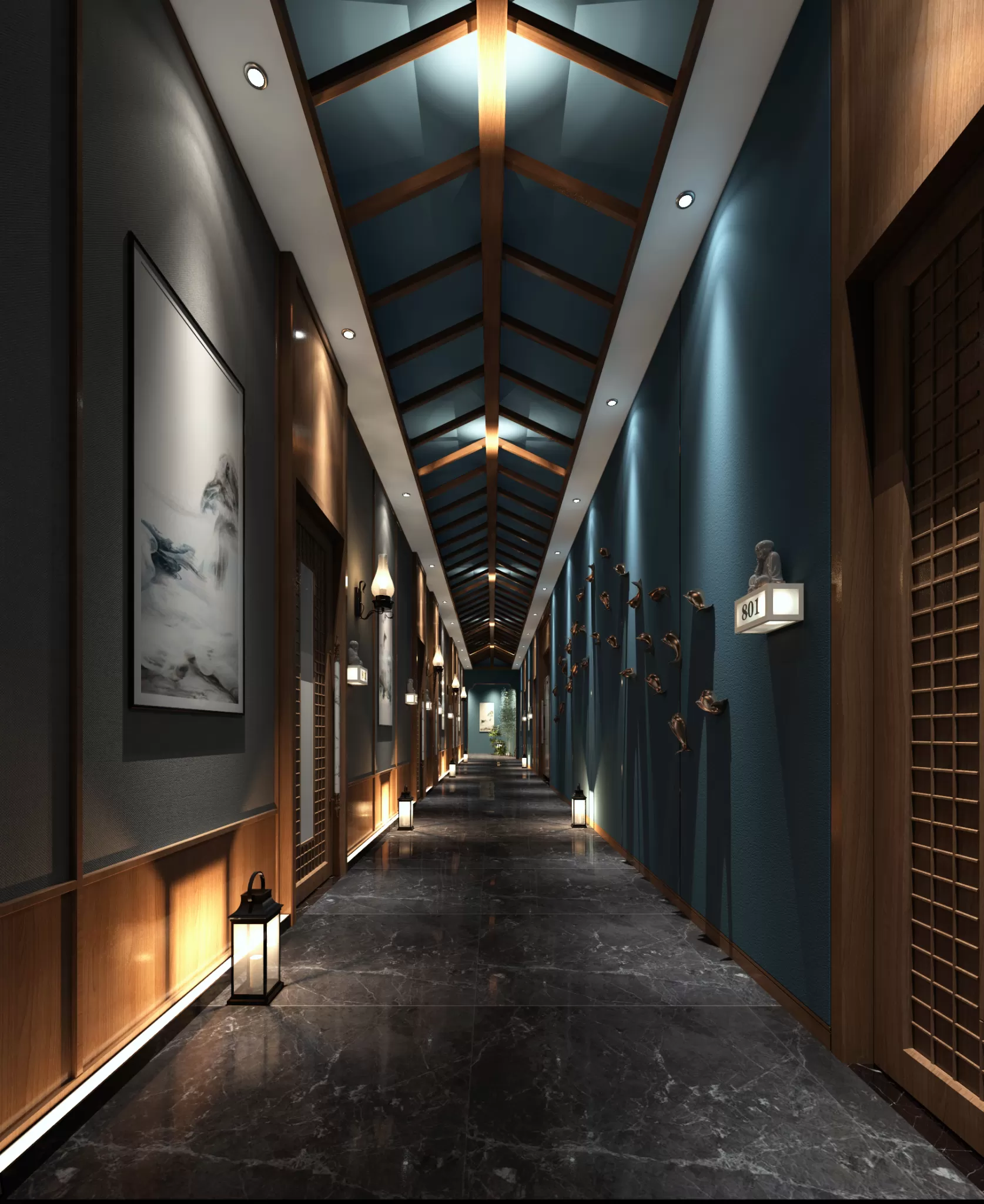 DESMOD INTERIOR 2021 (VRAY) – 20. CORRIDOR, ELEVATOR – 66