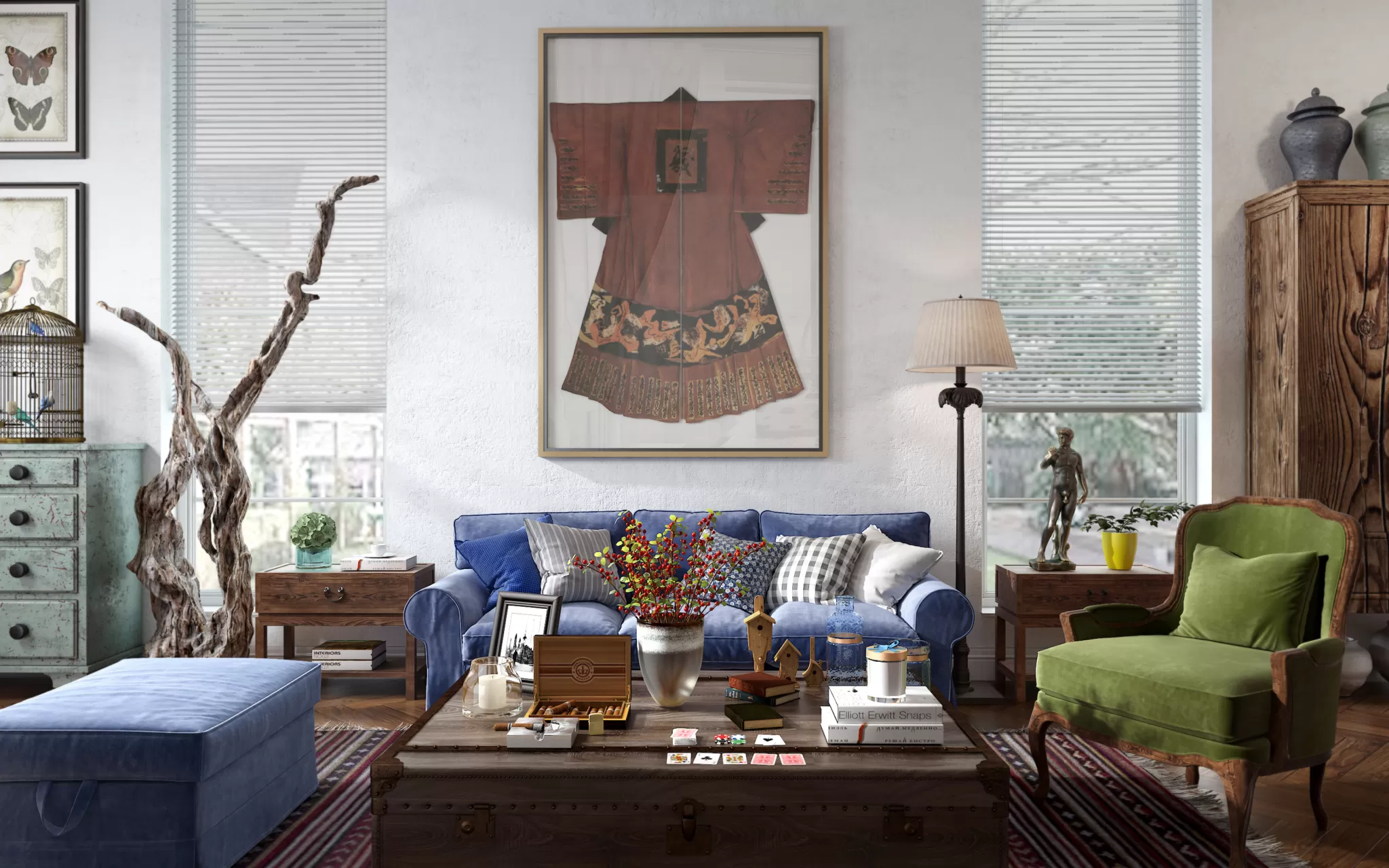 DESMOD INTERIOR 2021 (VRAY) – 3. LIVING ROOM – MIX STYLES – 010