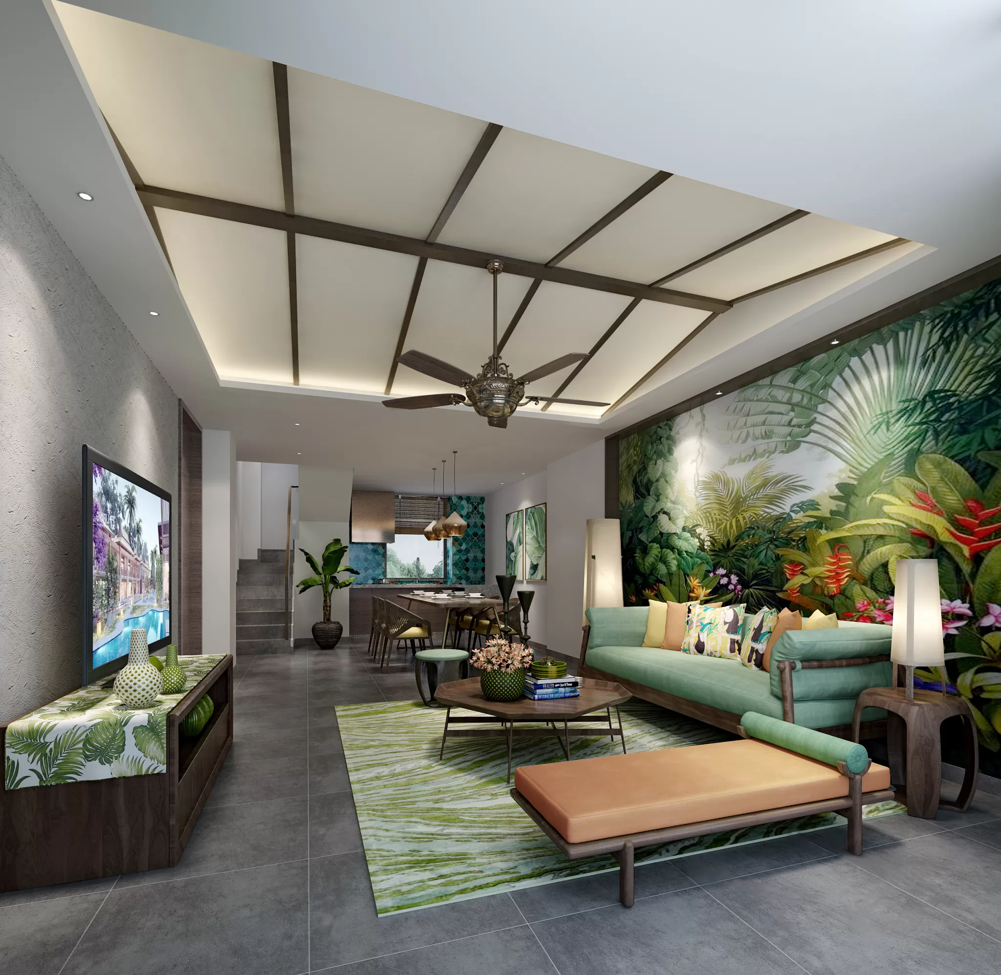 DESMOD INTERIOR 2021 (VRAY) – 3. LIVING ROOM – MIX STYLES – 016