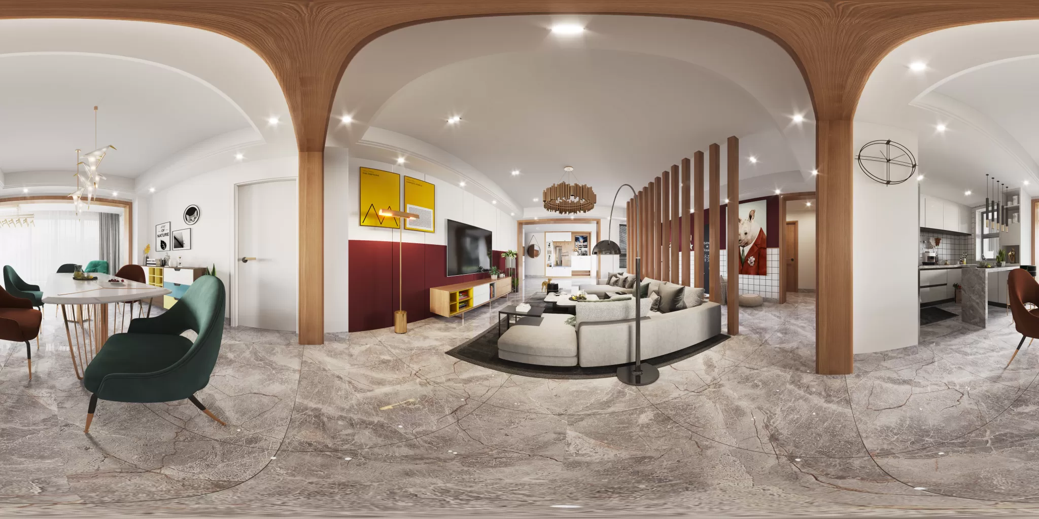 DESMOD INTERIOR 2021 (VRAY) – 3. LIVING ROOM – MIX STYLES – 2 (1)