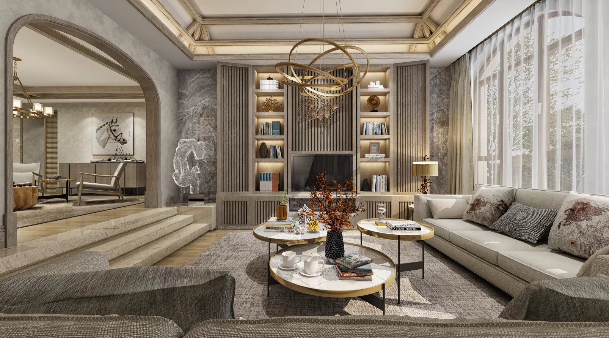 DESMOD INTERIOR 2021 (VRAY) – 3. LIVING ROOM – MIX STYLES – 22