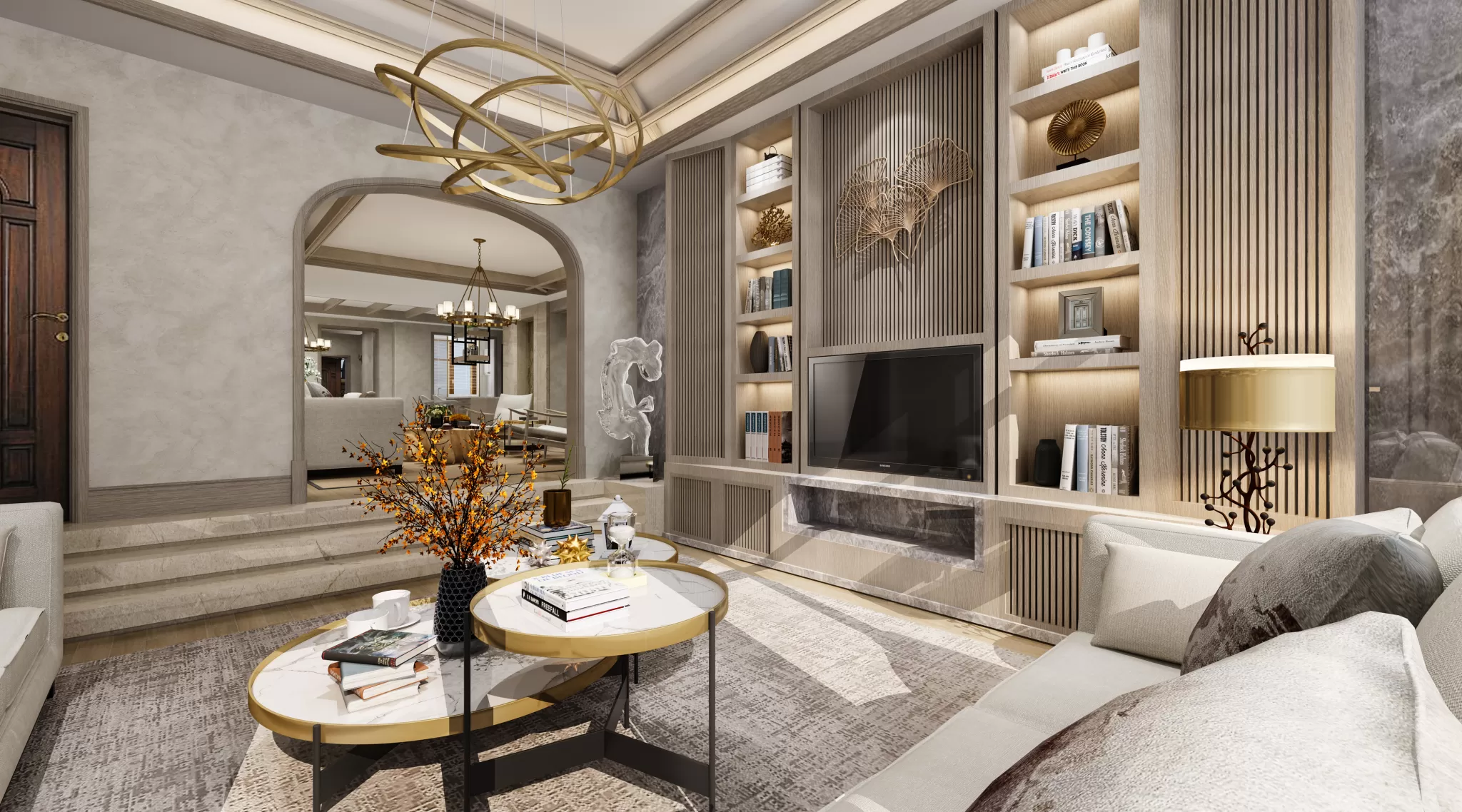 DESMOD INTERIOR 2021 (VRAY) – 3. LIVING ROOM – MIX STYLES – 23