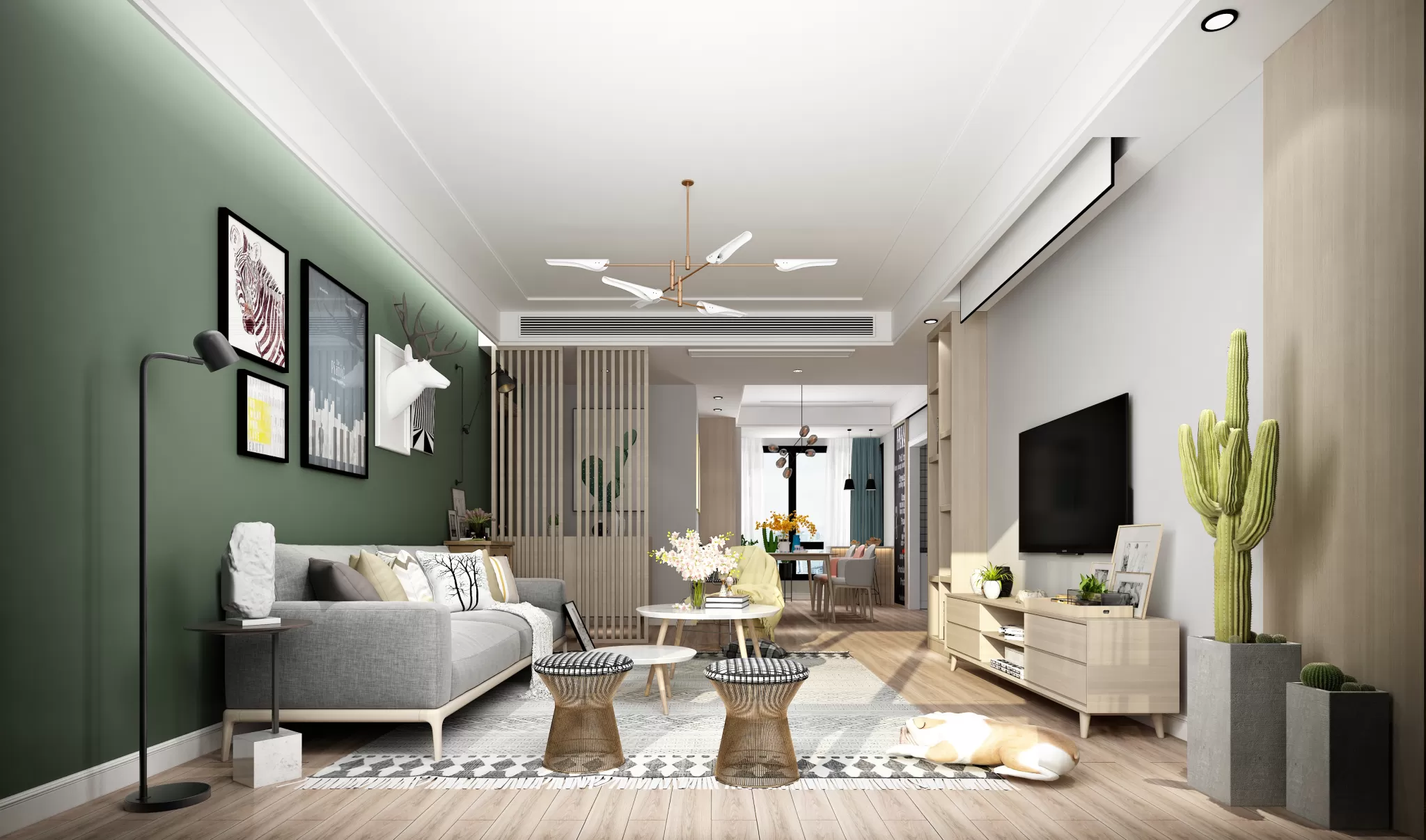 DESMOD INTERIOR 2021 (VRAY) – 3. LIVING ROOM – MIX STYLES – 44 (1)