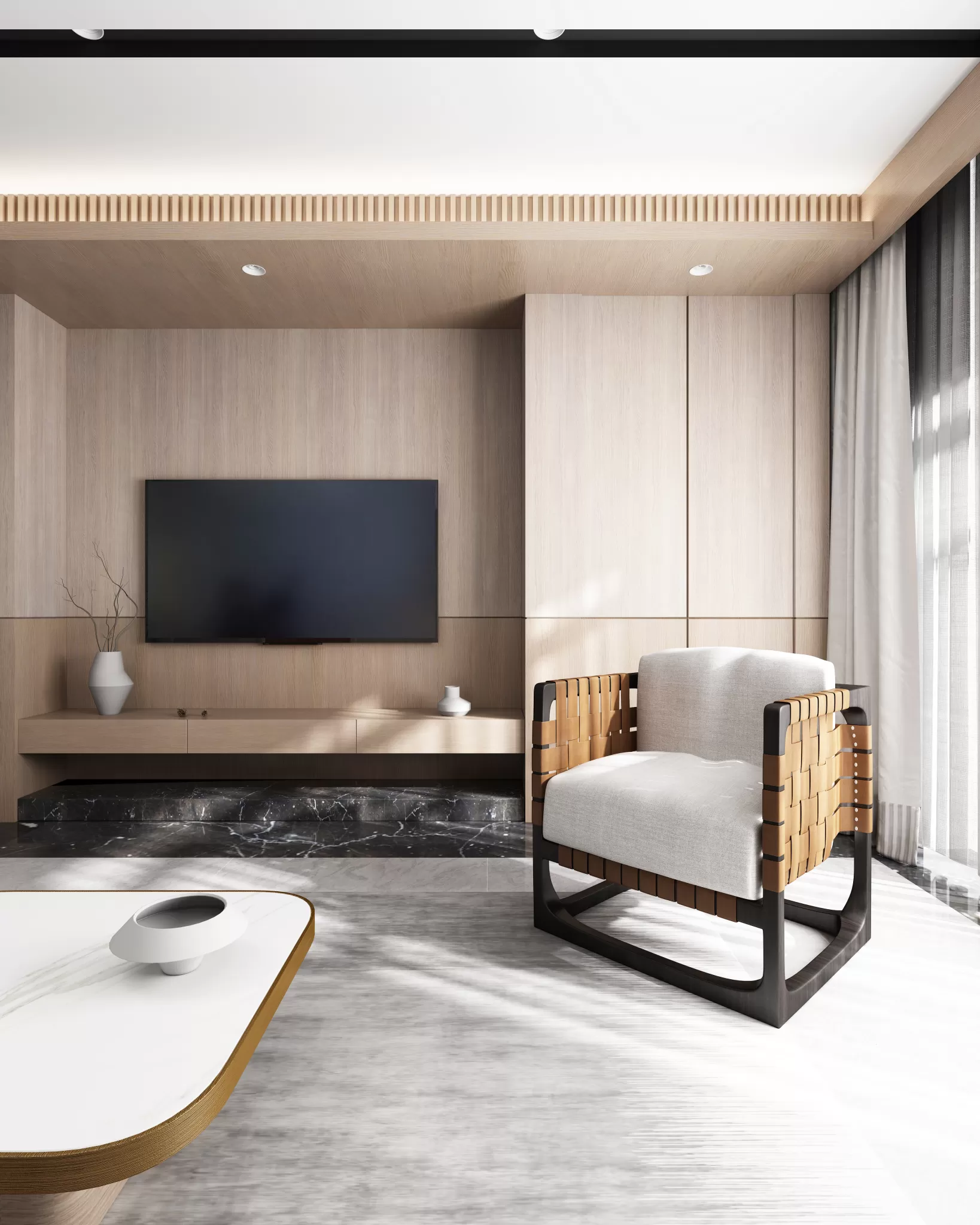 DESMOD INTERIOR 2021 (VRAY) – 4. LIVING ROOM – CHINESE – 001