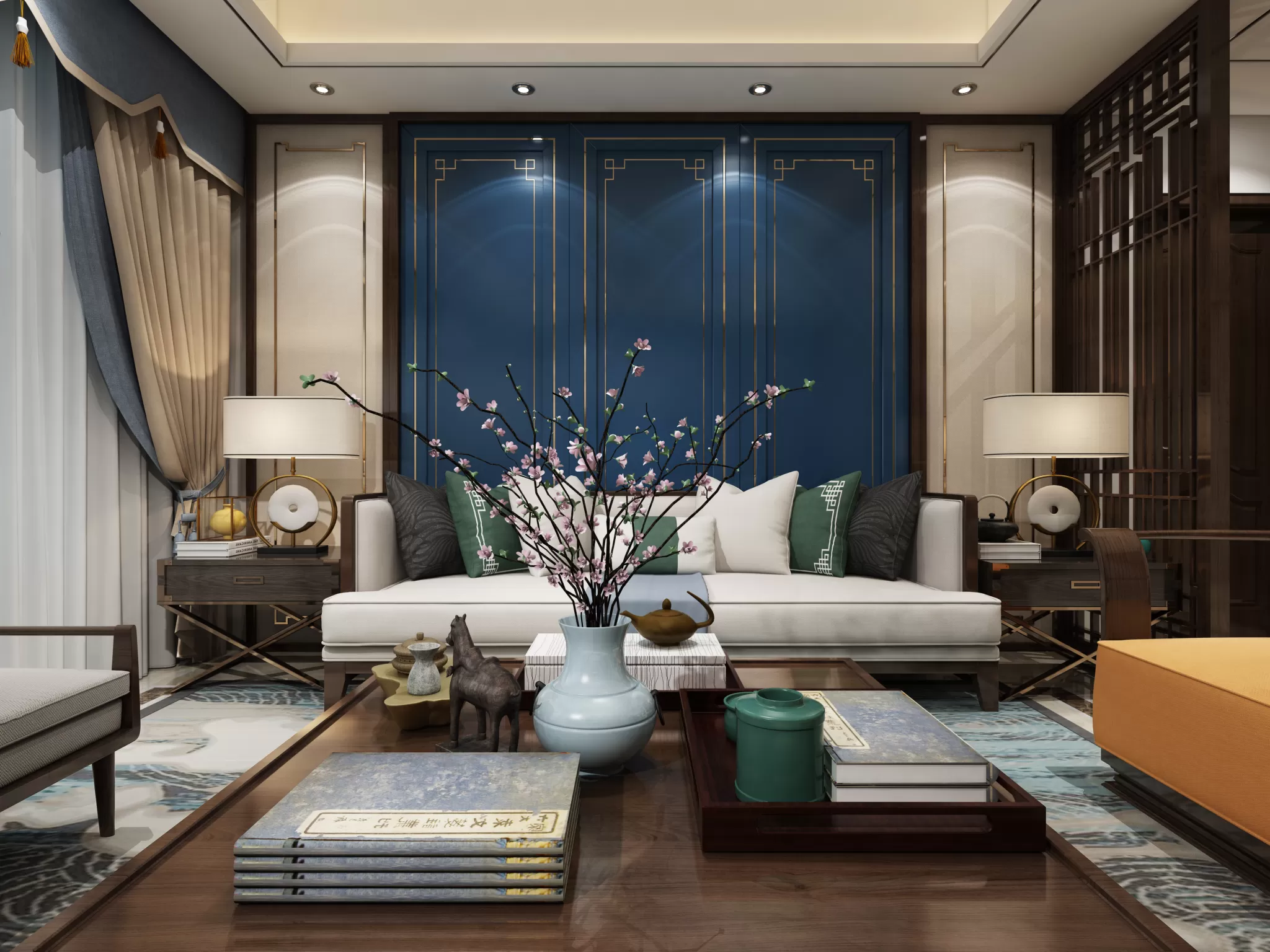 DESMOD INTERIOR 2021 (VRAY) – 4. LIVING ROOM – CHINESE – 065