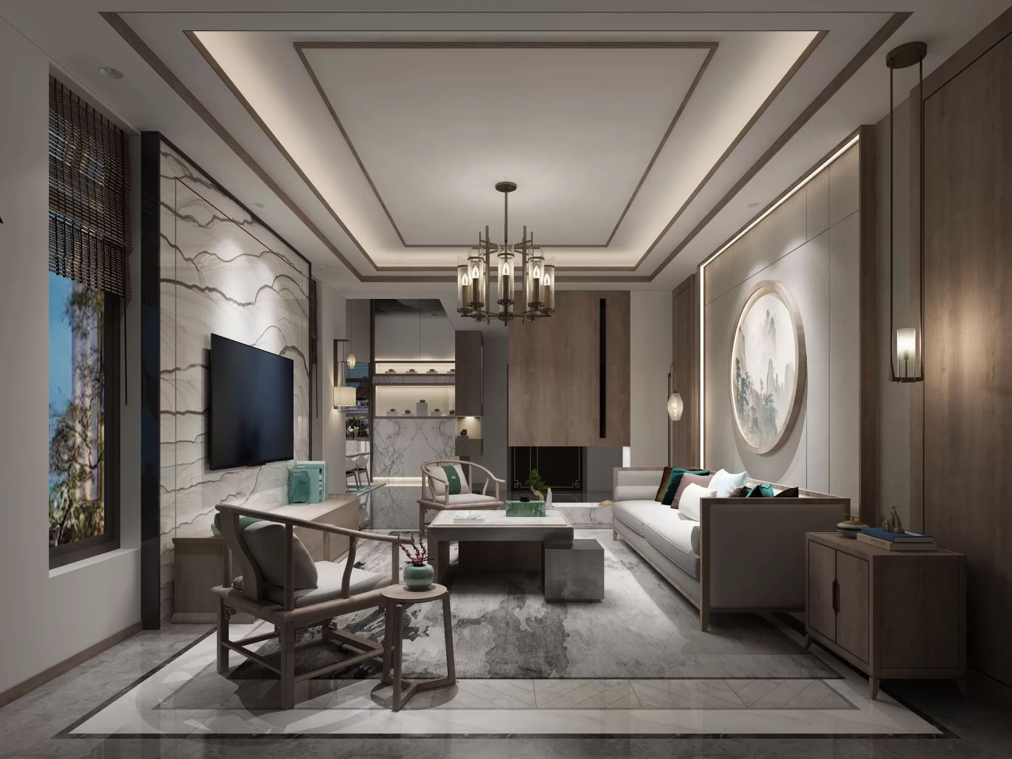 DESMOD INTERIOR 2021 (VRAY) – 4. LIVING ROOM – CHINESE – 072 DESMOD INTERIOR 2021 (VRAY) – 4. LIVING ROOM – CHINESE – 072