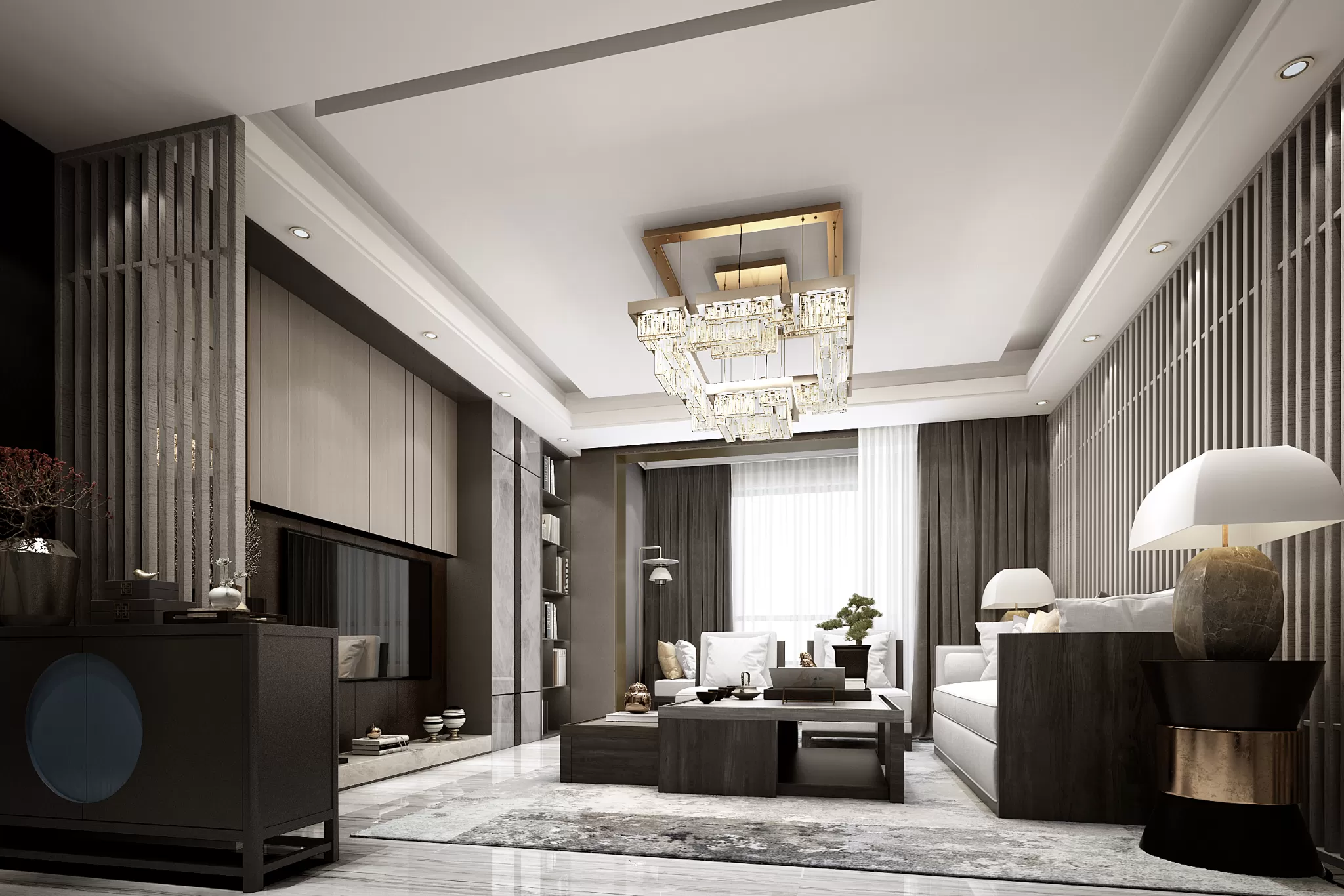 DESMOD INTERIOR 2021 (VRAY) – 4. LIVING ROOM – CHINESE – 127