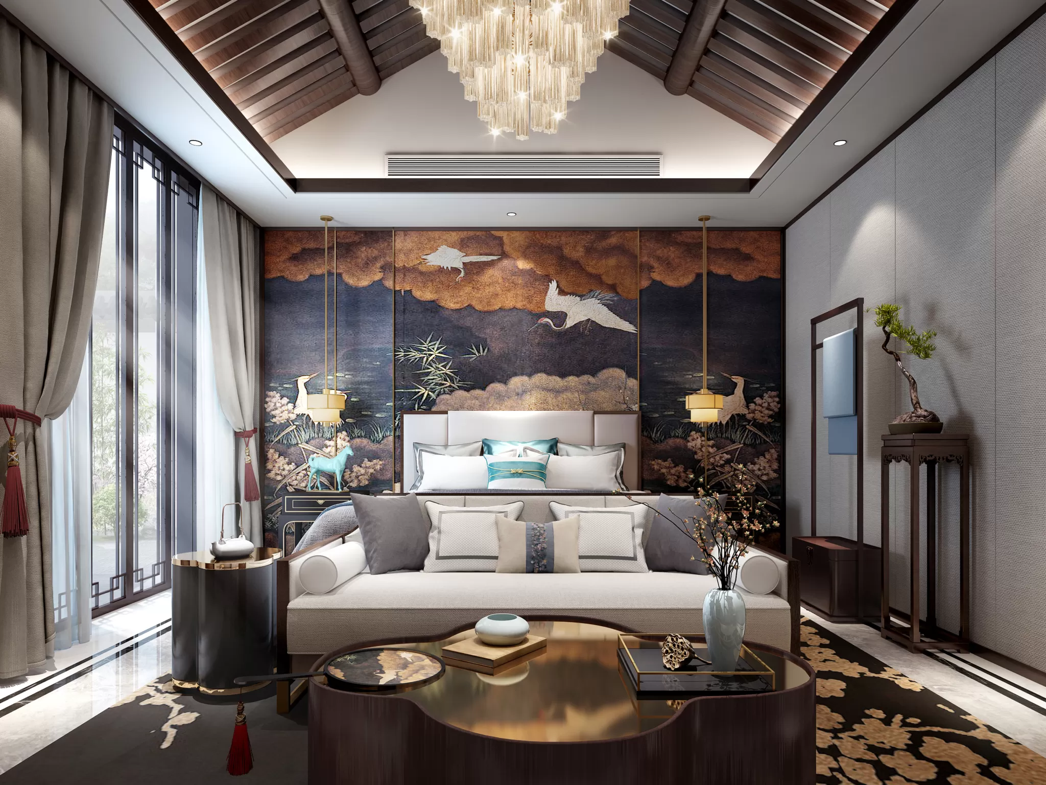 DESMOD INTERIOR 2021 (VRAY)/5. BEDROOM – 2. CHINESE STYLES – 007