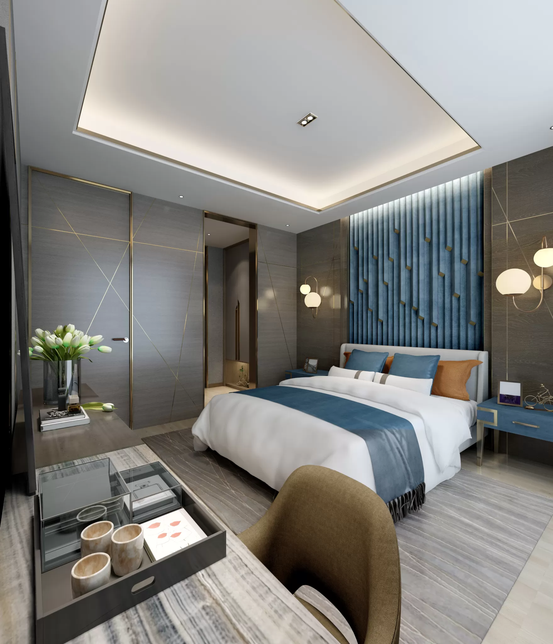 DESMOD INTERIOR 2021 (VRAY)/5. BEDROOM – 2. CHINESE STYLES – 011